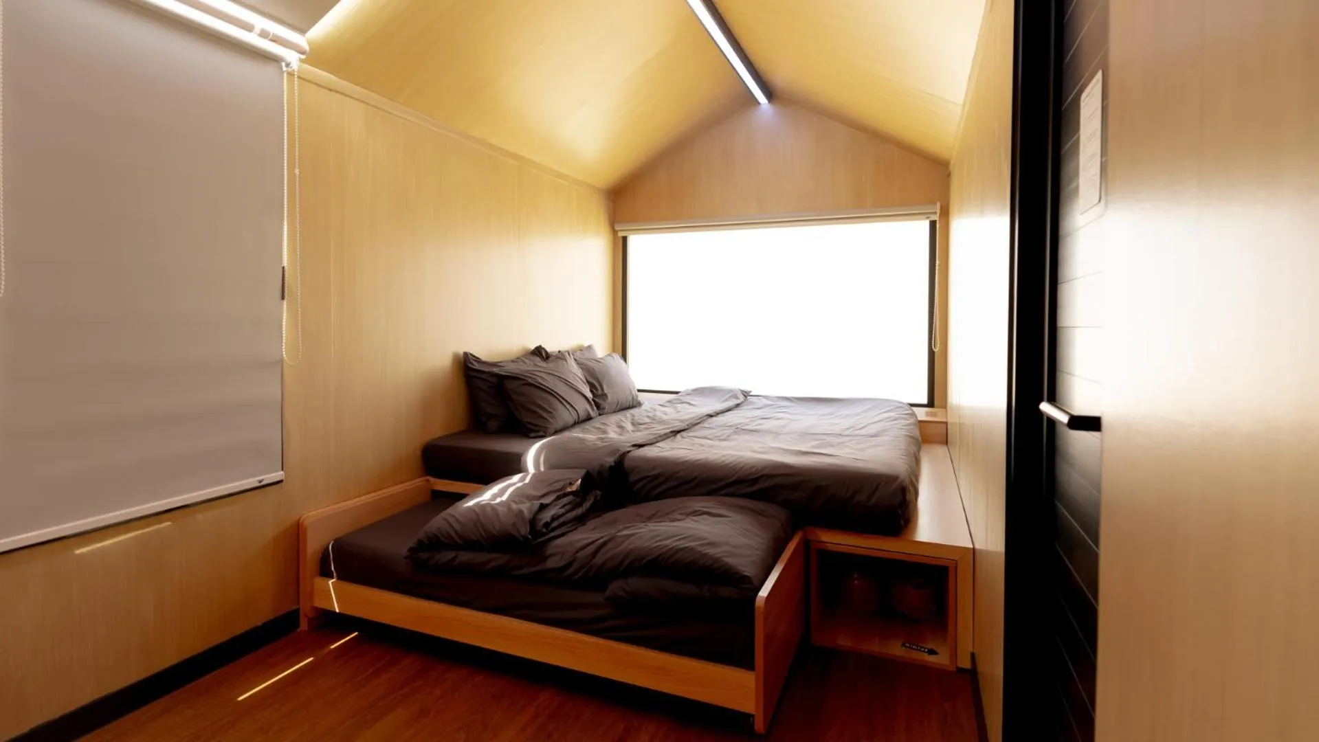 Bed in Bobocabin Gunung Rinjani, Lombok