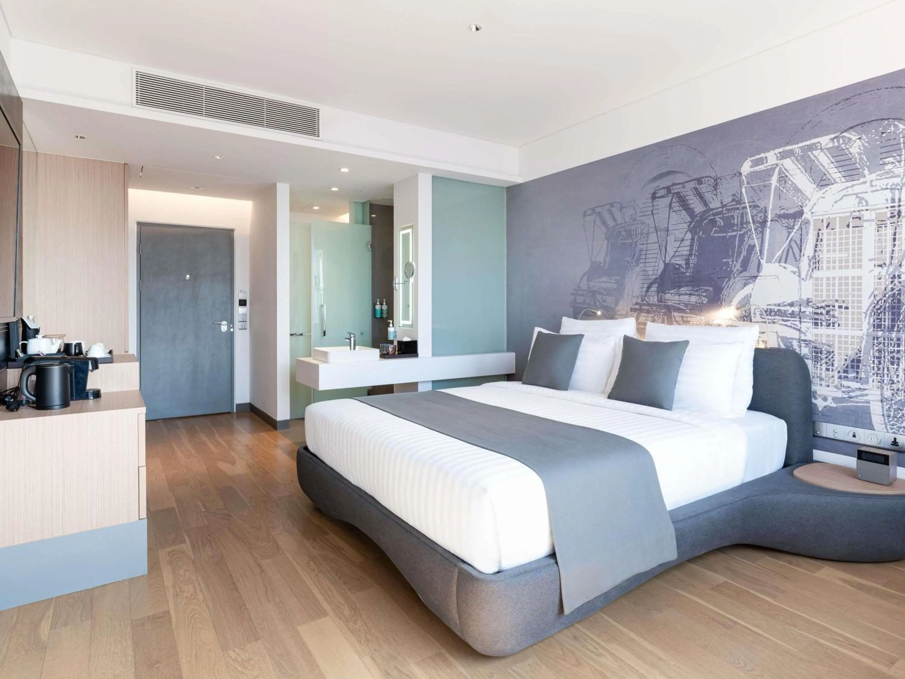 Bedroom, Bed in Novotel Phnom Penh BKK 1