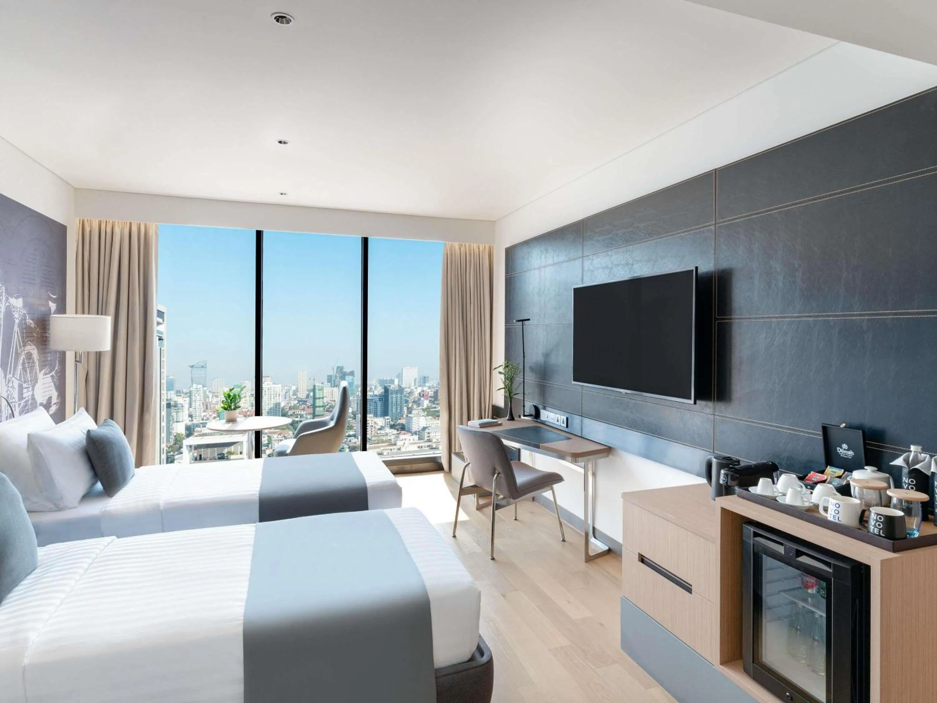 Bedroom, Bed in Novotel Phnom Penh BKK 1