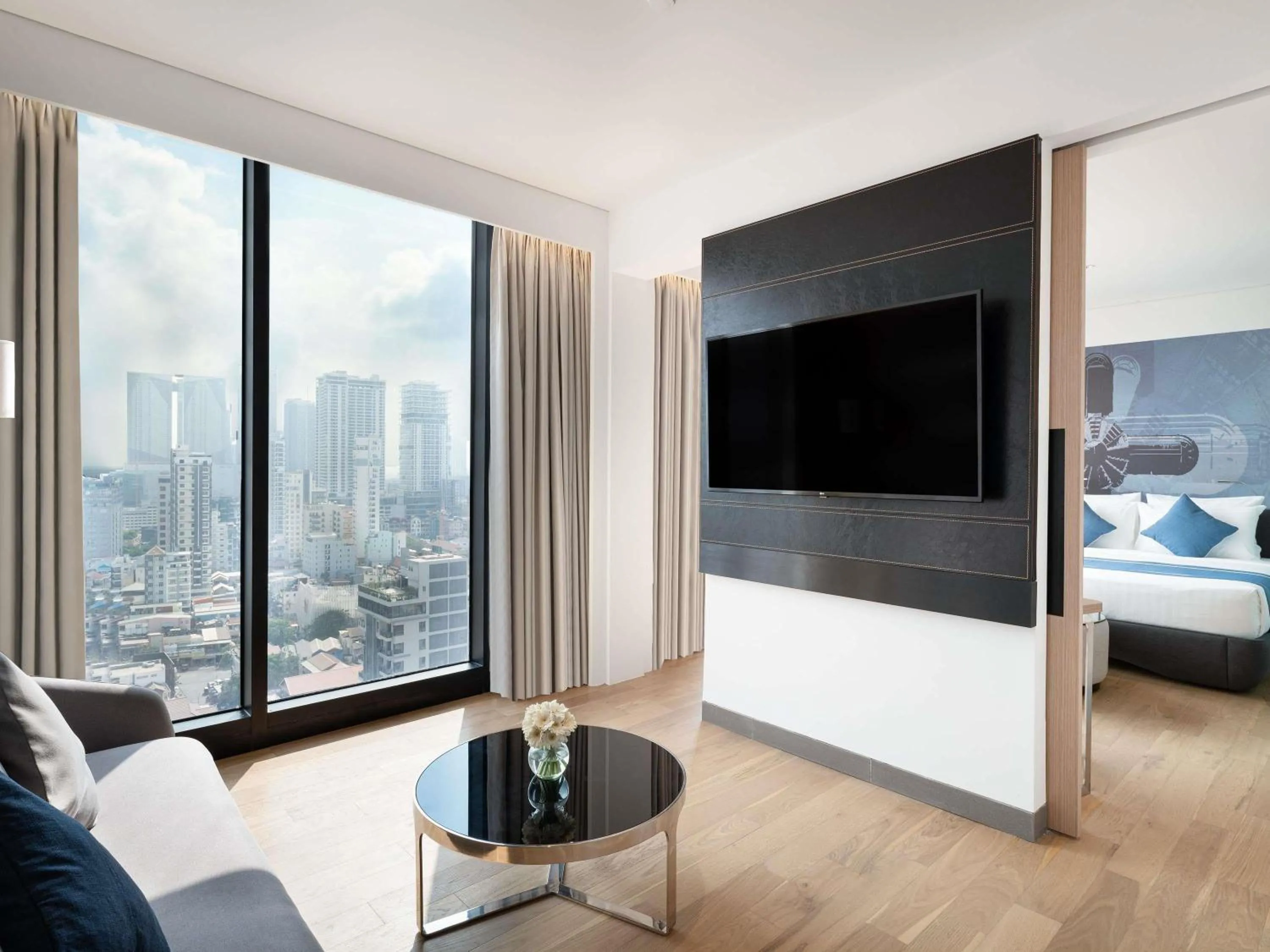 Bedroom, Bed in Novotel Phnom Penh BKK 1