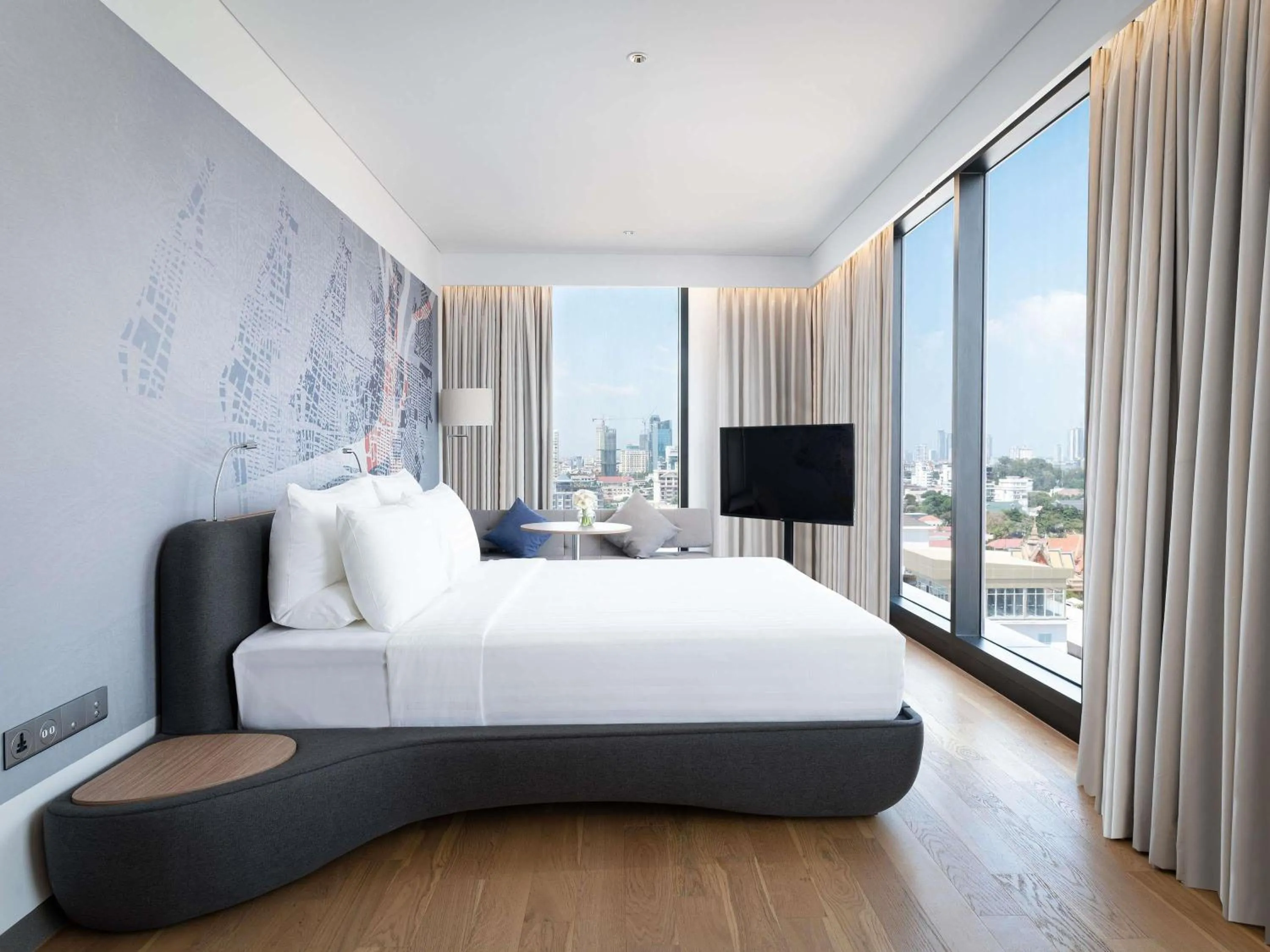 Bedroom, Bed in Novotel Phnom Penh BKK 1