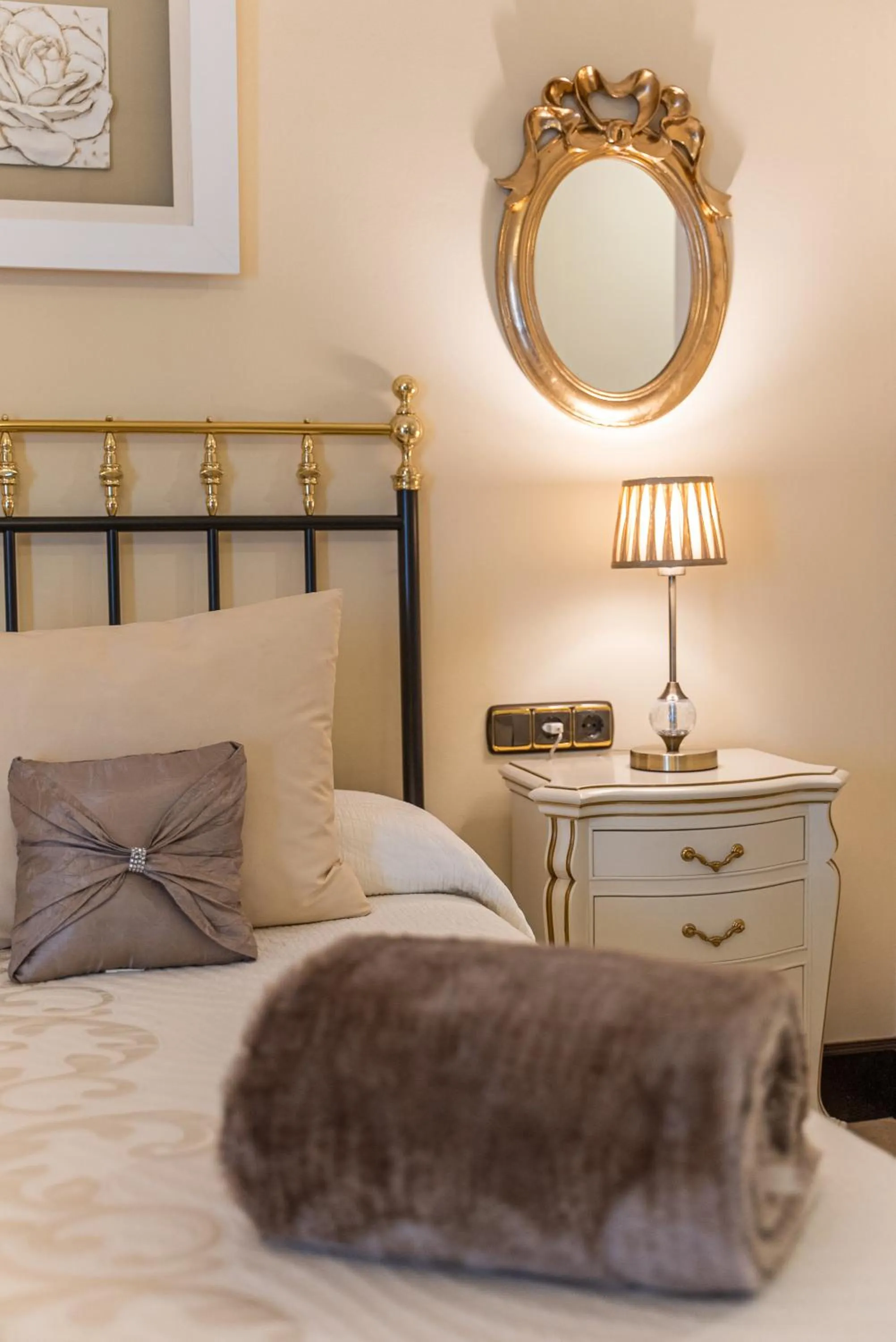 Decorative detail, Bed in Hotel Boutique Casa Veracruz