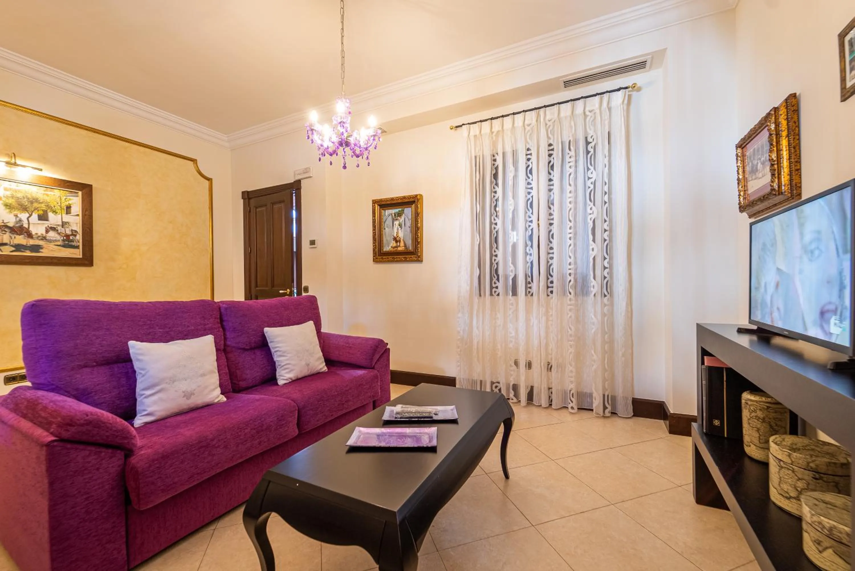 TV and multimedia, Seating Area in Hotel Boutique Casa Veracruz