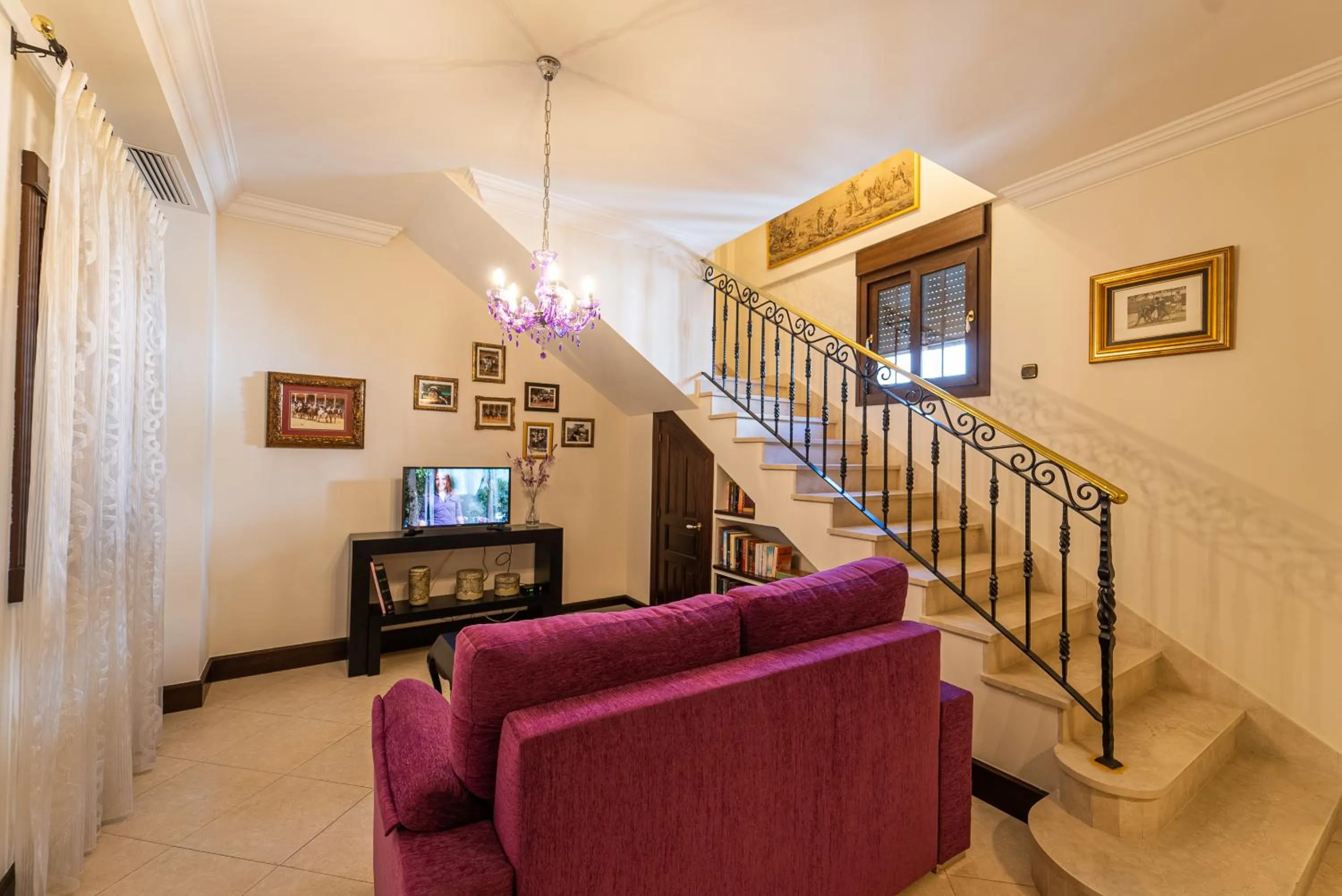 TV and multimedia, Seating Area in Hotel Boutique Casa Veracruz