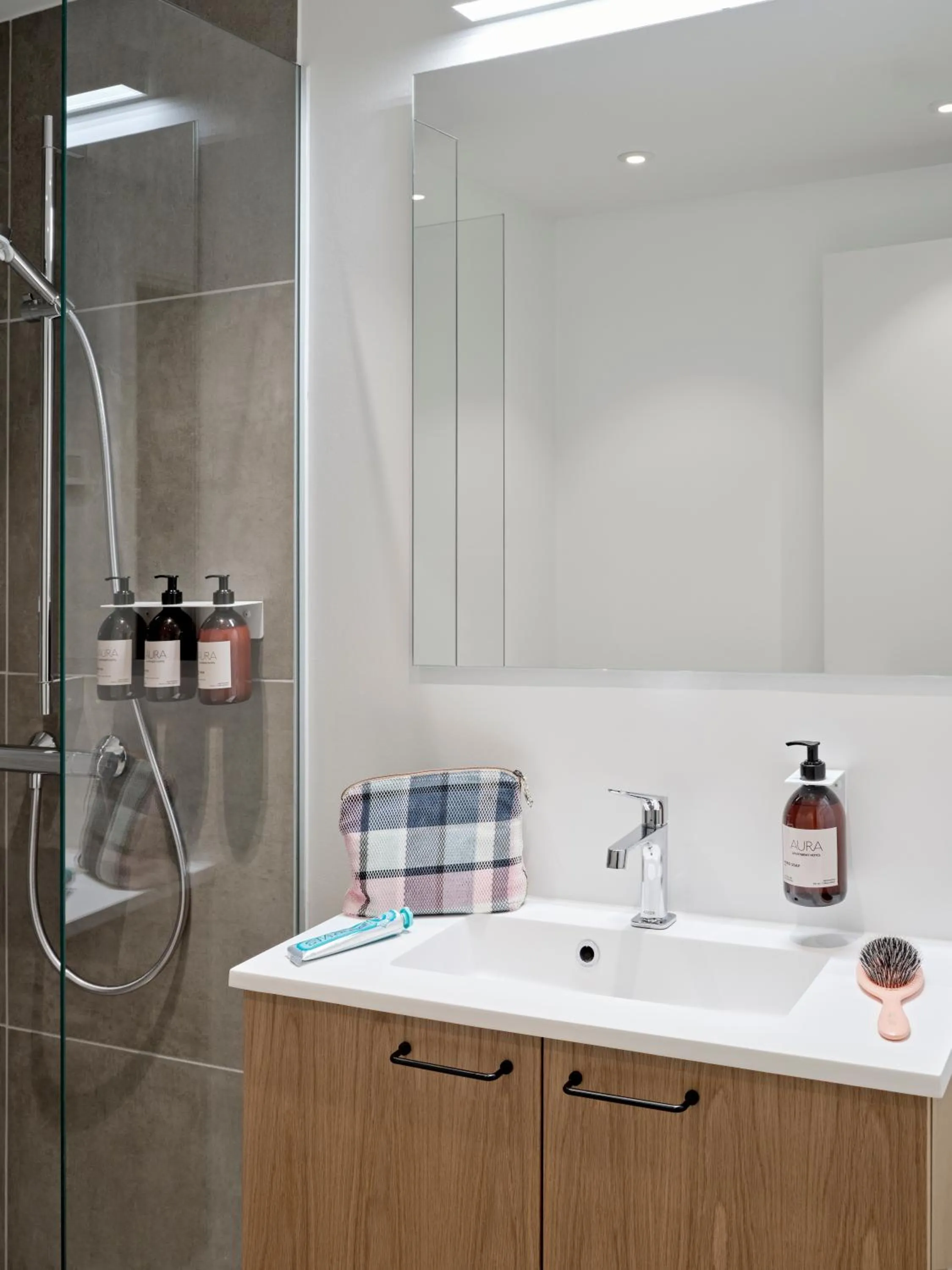 Bathroom in Aura Apartment Hotel