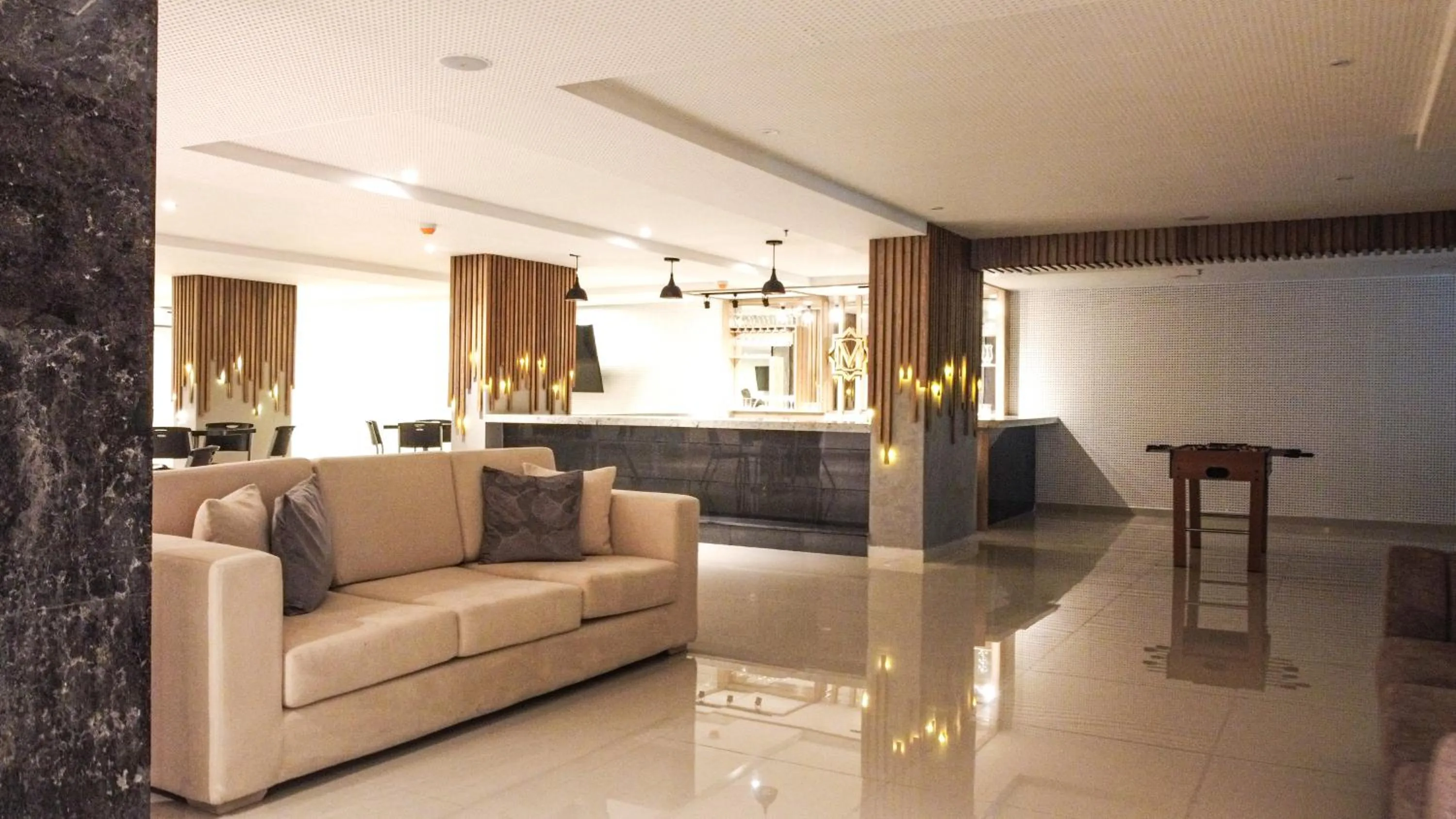 Living room in HOTEL MANZUR