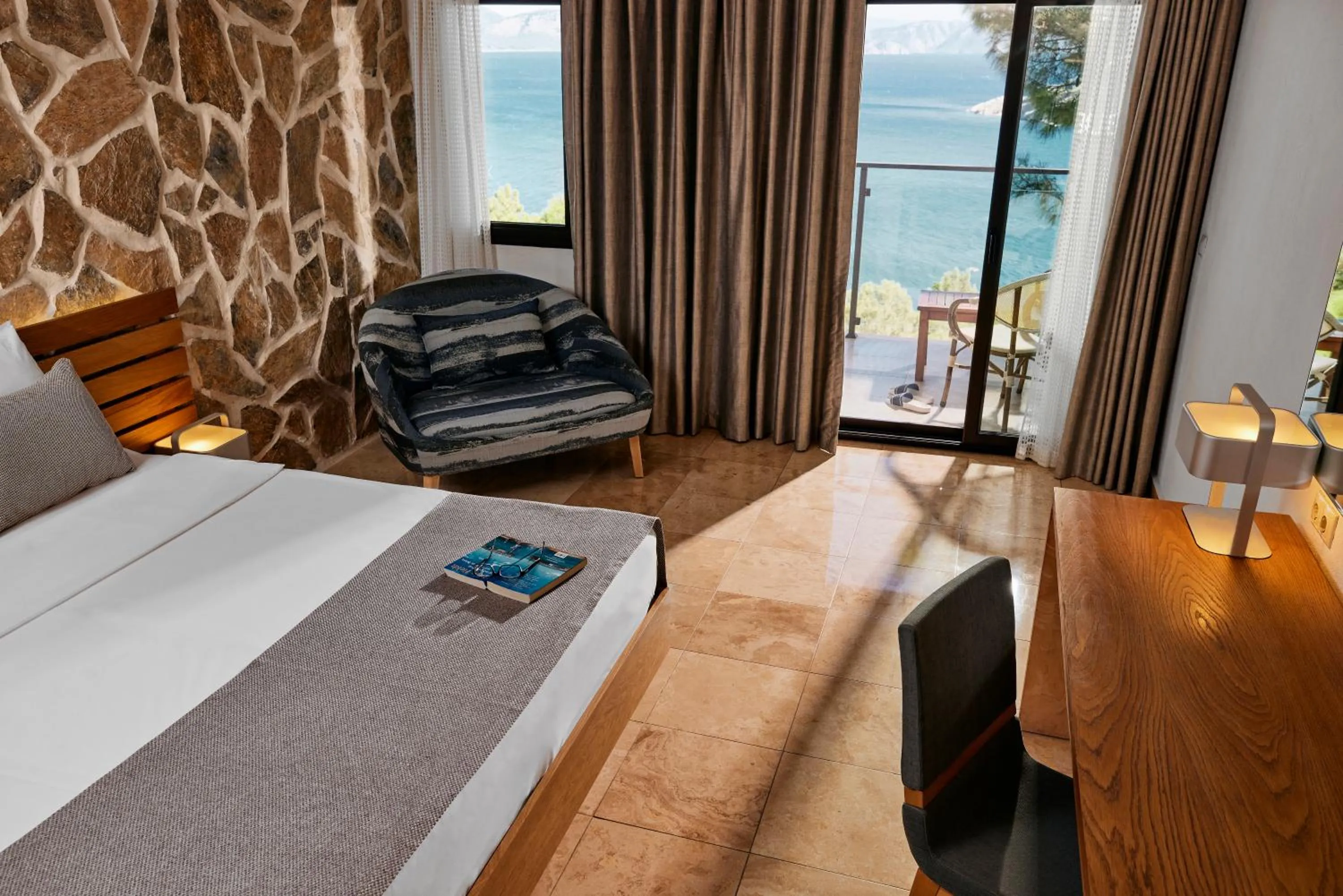 Balcony/Terrace, Bed in TUI BLUE Seno - Adults Only