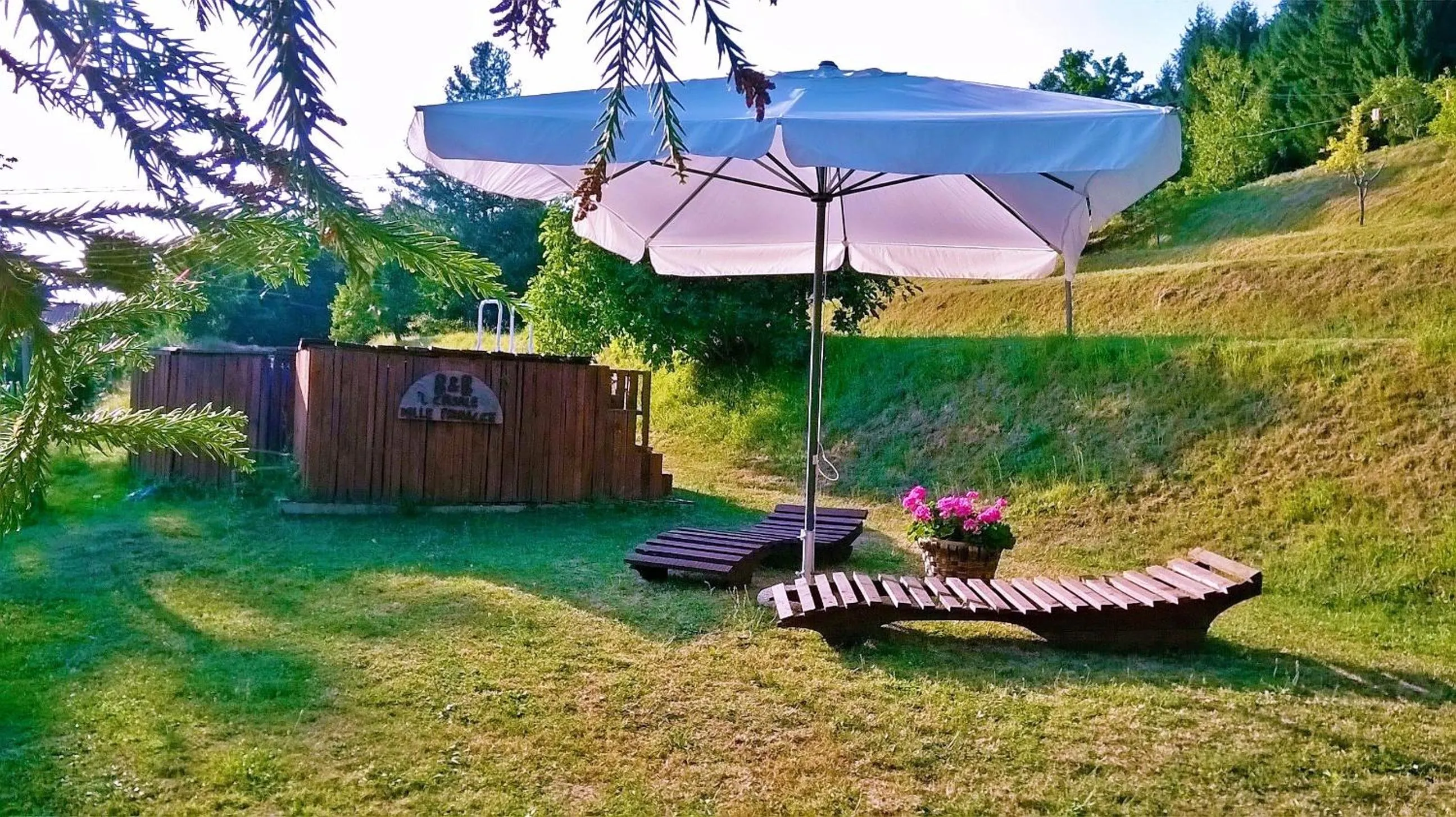 Garden in B&B Il Casale delle Pianacce