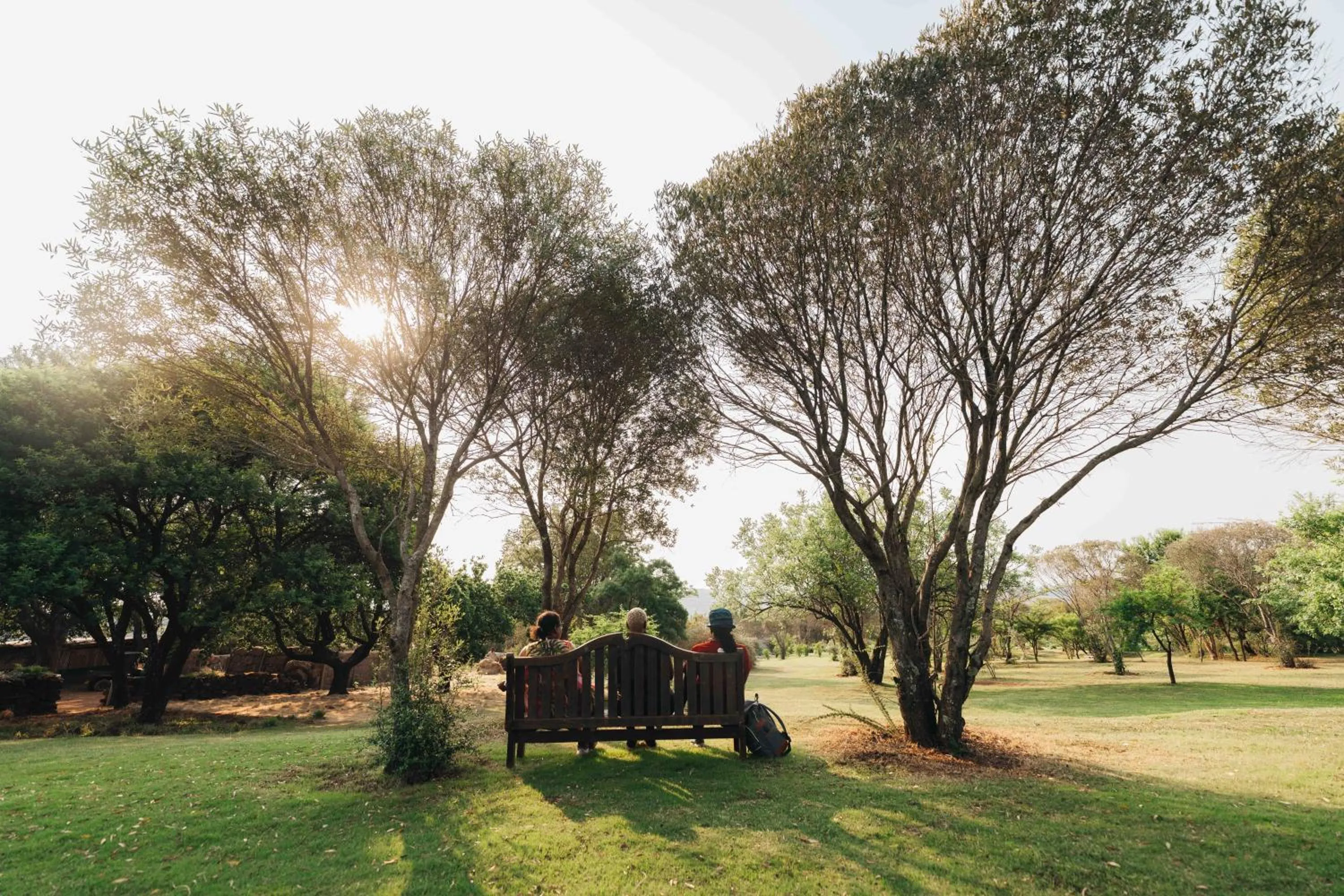 Garden view in FARMHOUSE58