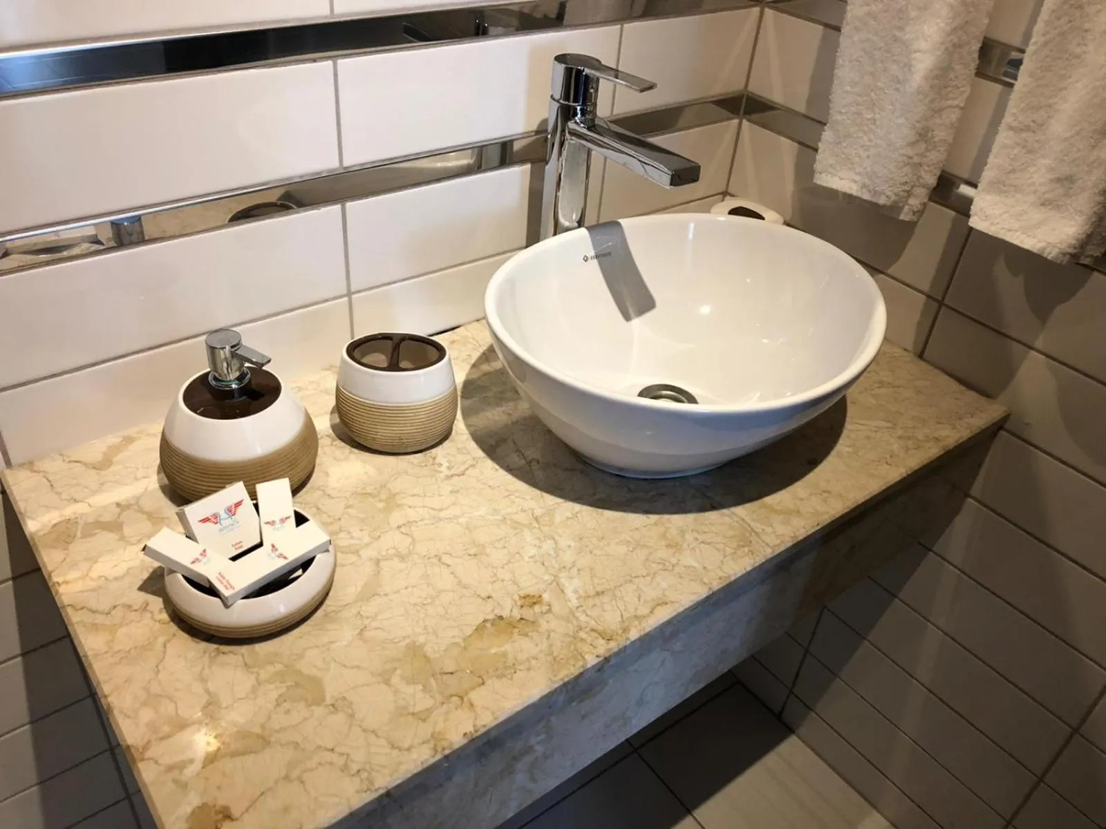 Bathroom in Hermes Hotel