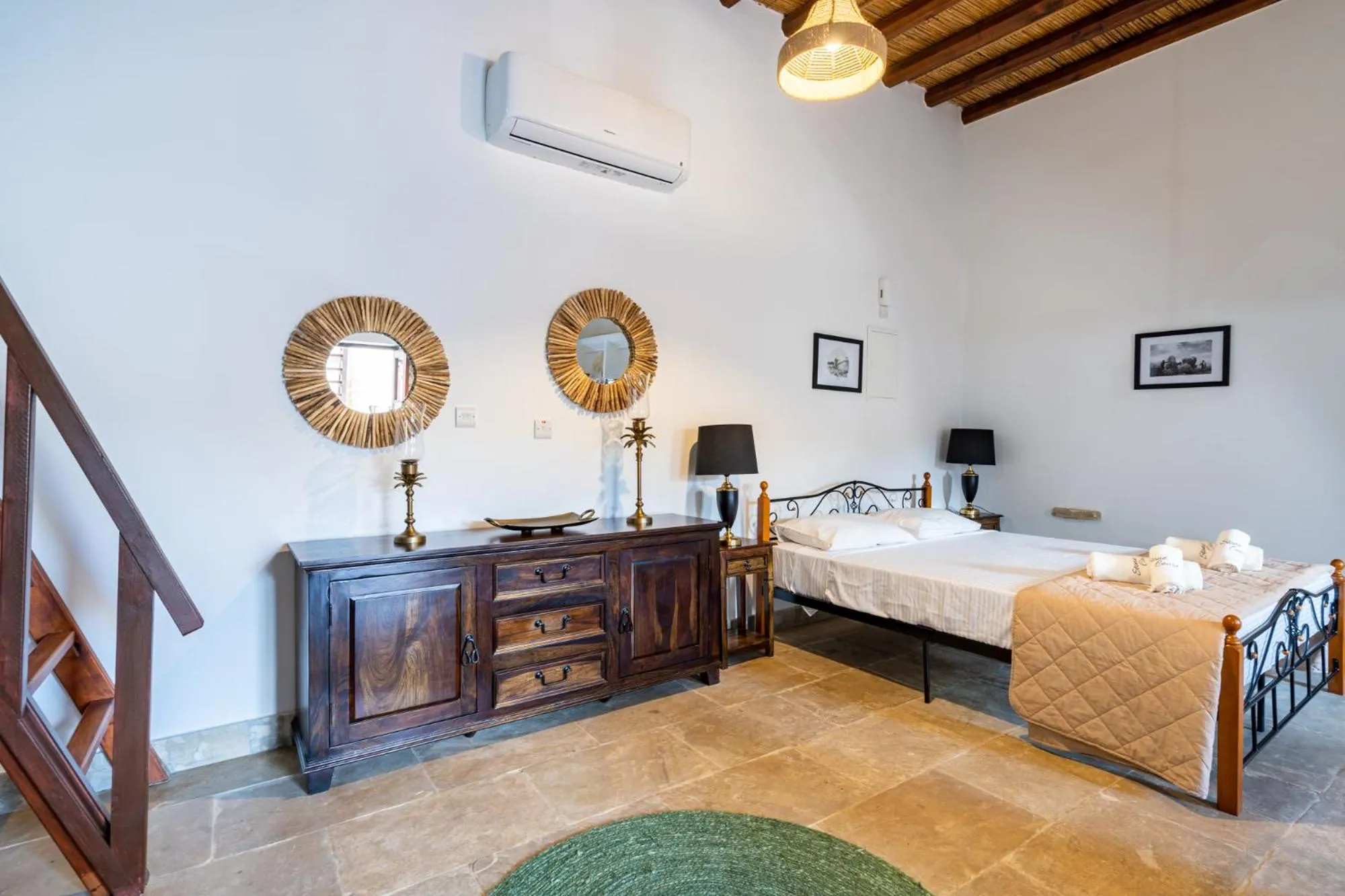 Bed in Stone Court Boutique Studios