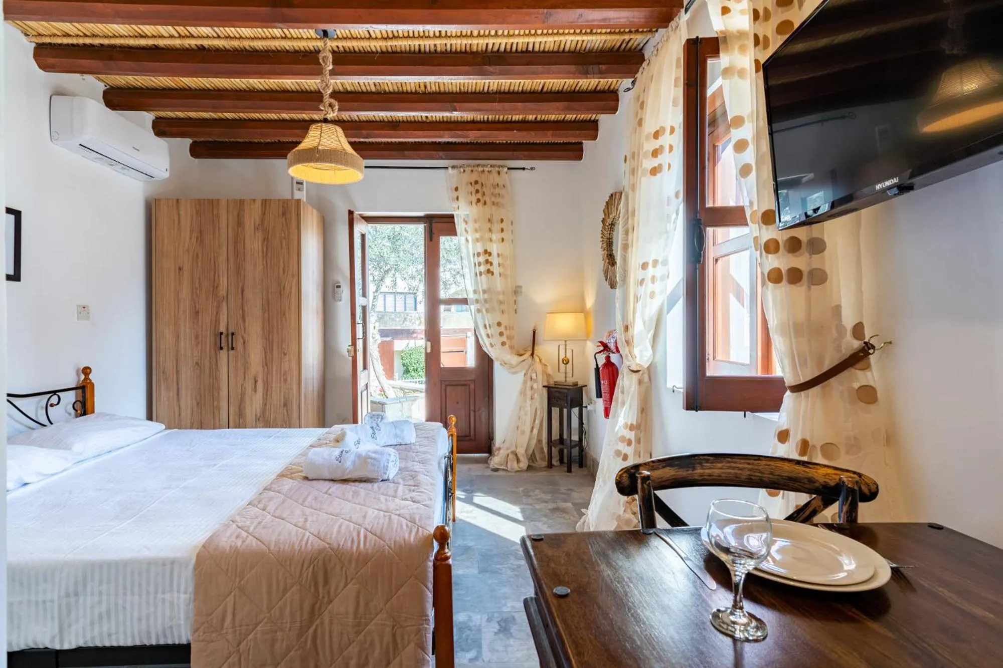 Bed in Stone Court Boutique Studios