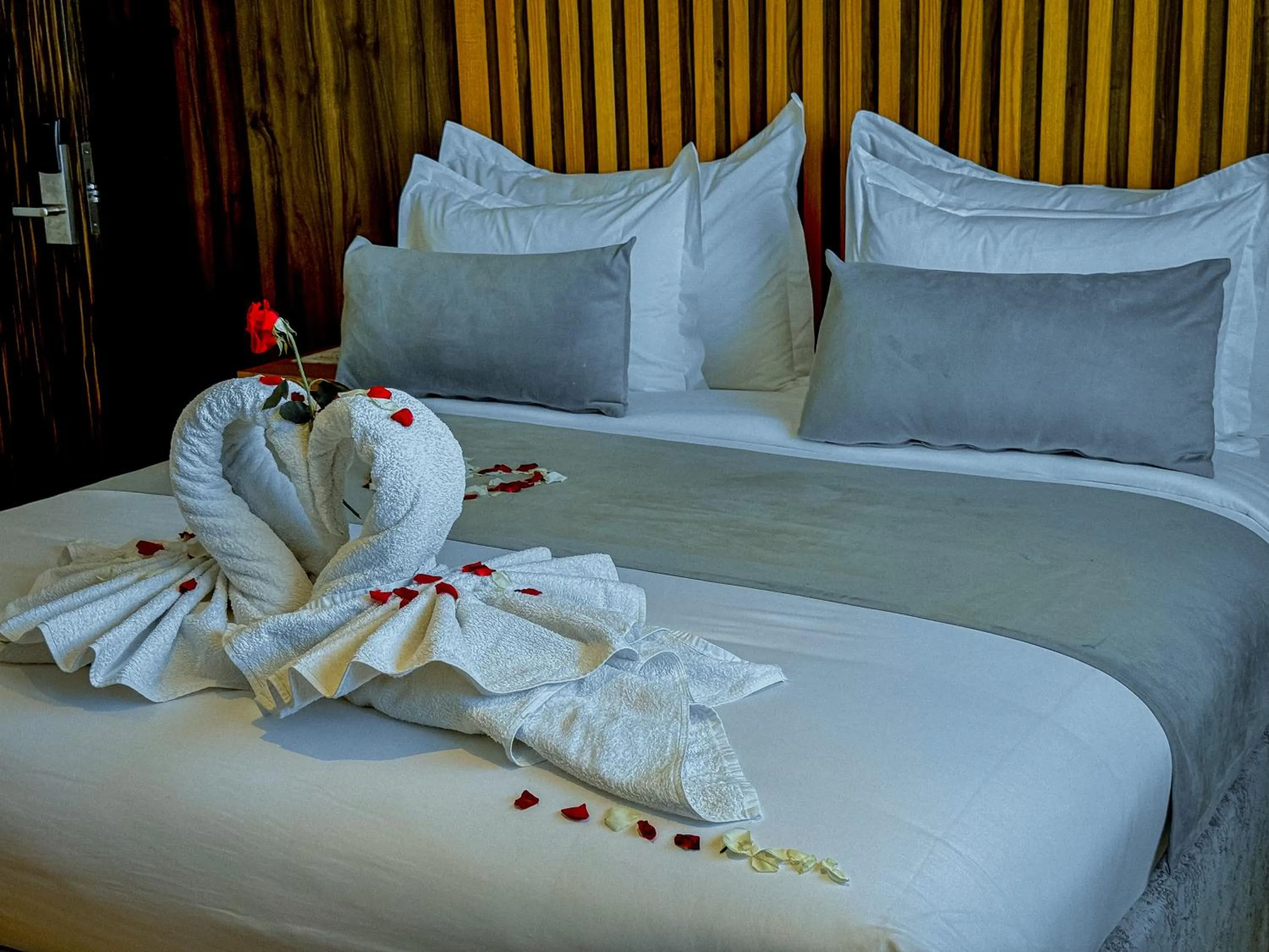 Bed in Razane Hôtel