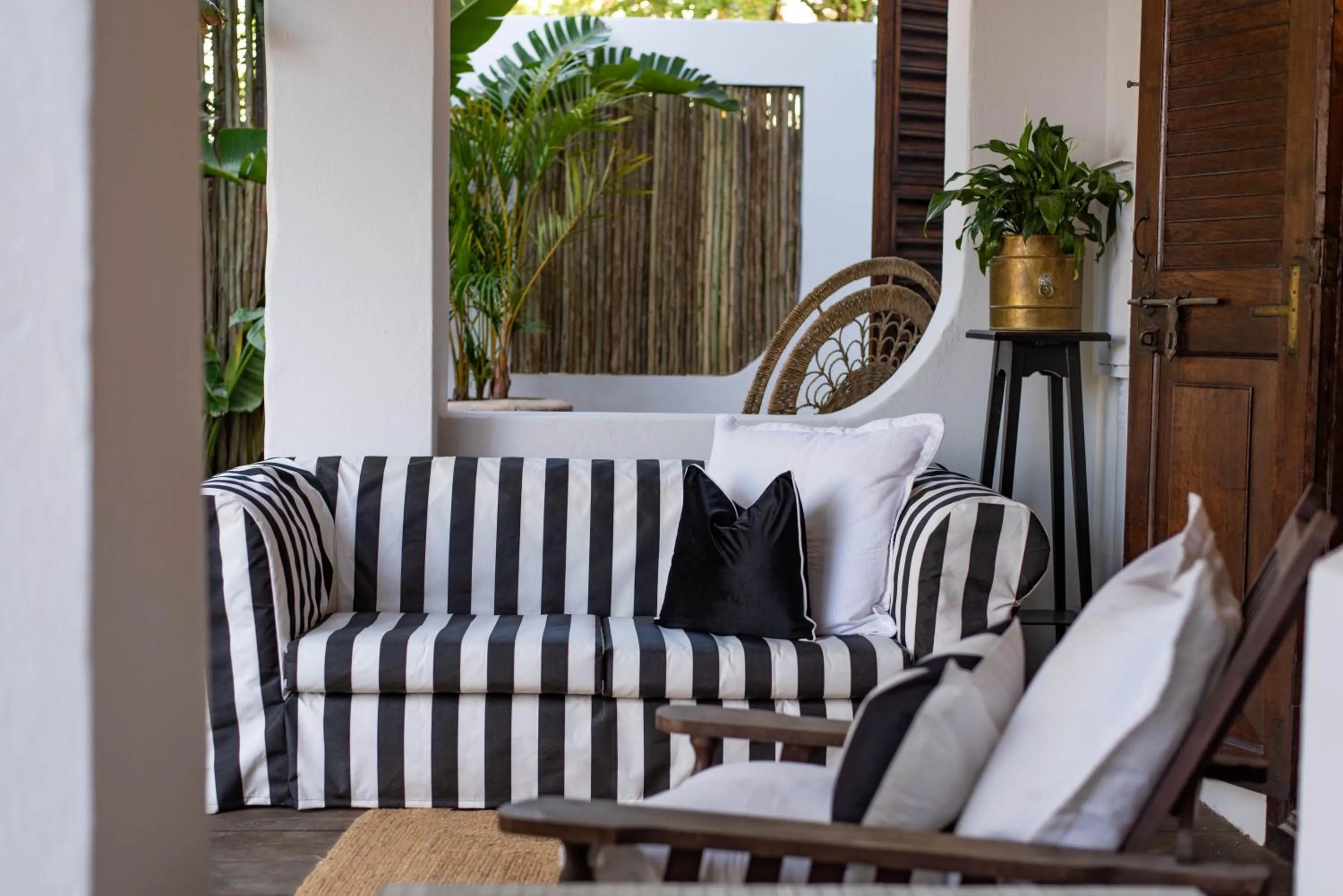 Patio in The Ivory Haus