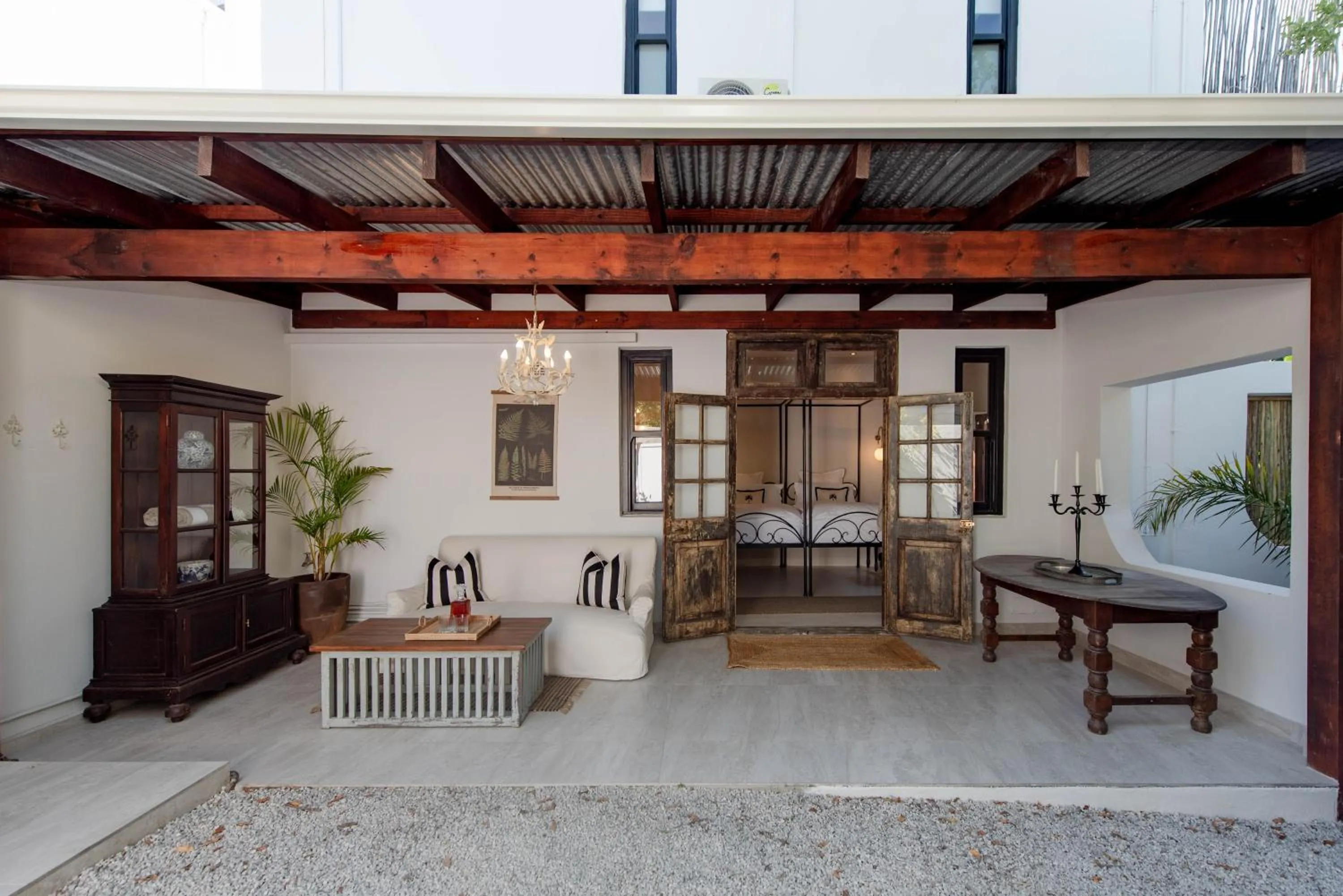 Patio in The Ivory Haus