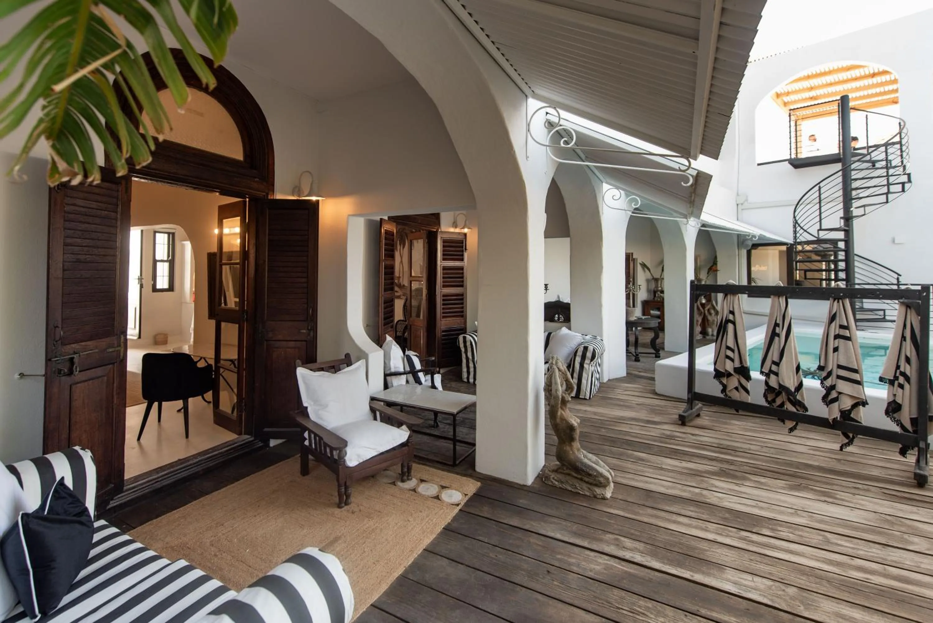 Patio in The Ivory Haus