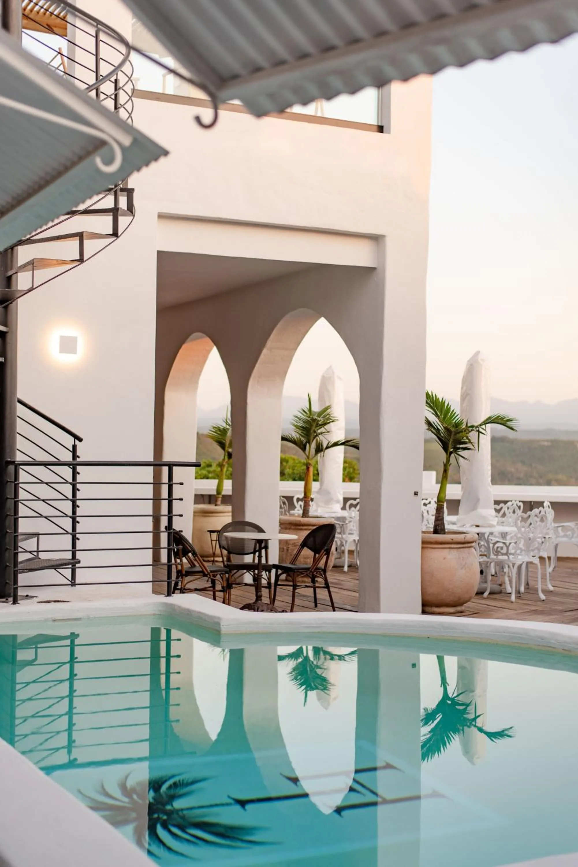 Patio in The Ivory Haus