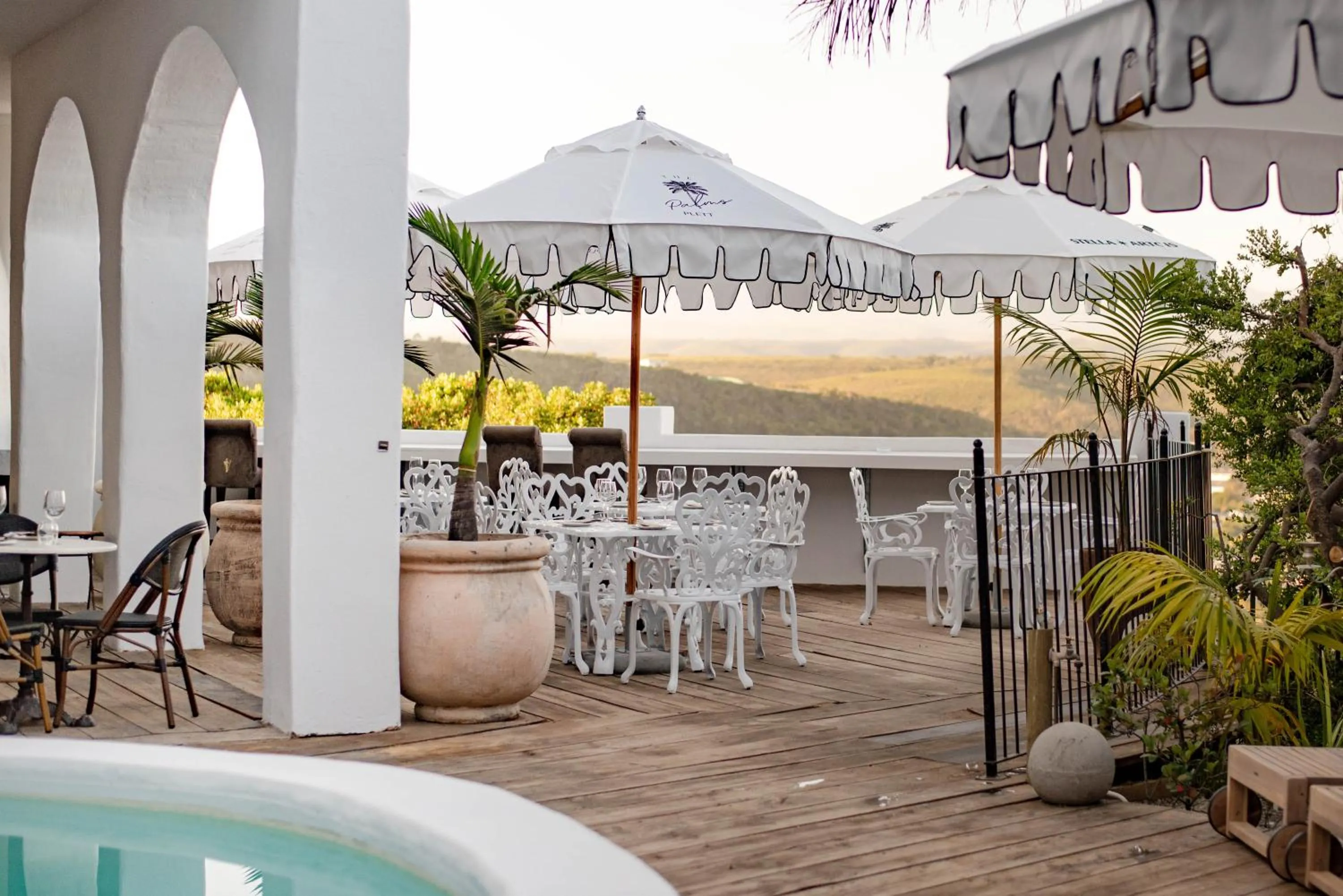 Patio in The Ivory Haus