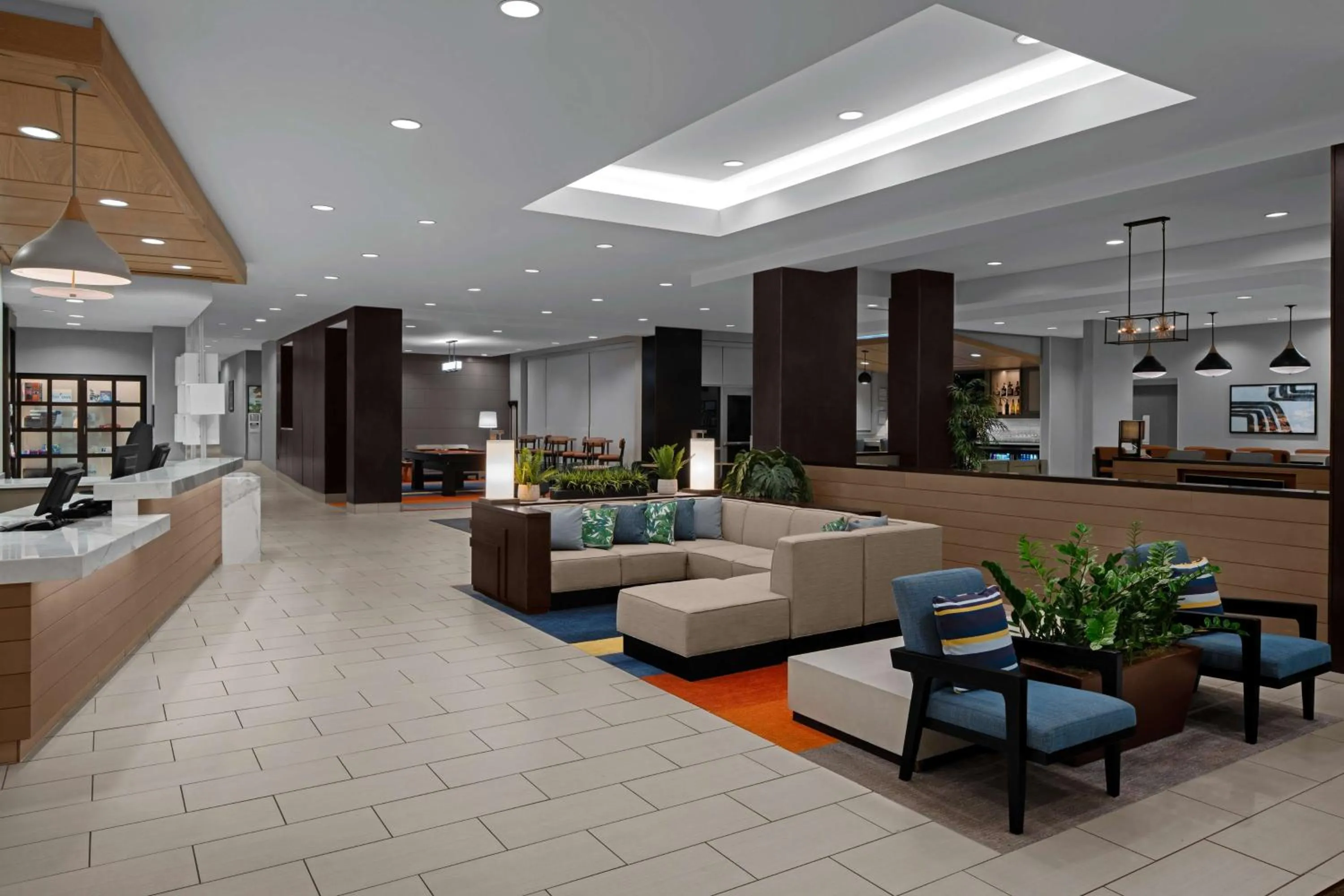 Lobby or reception in Hyatt House Raleigh North Hills