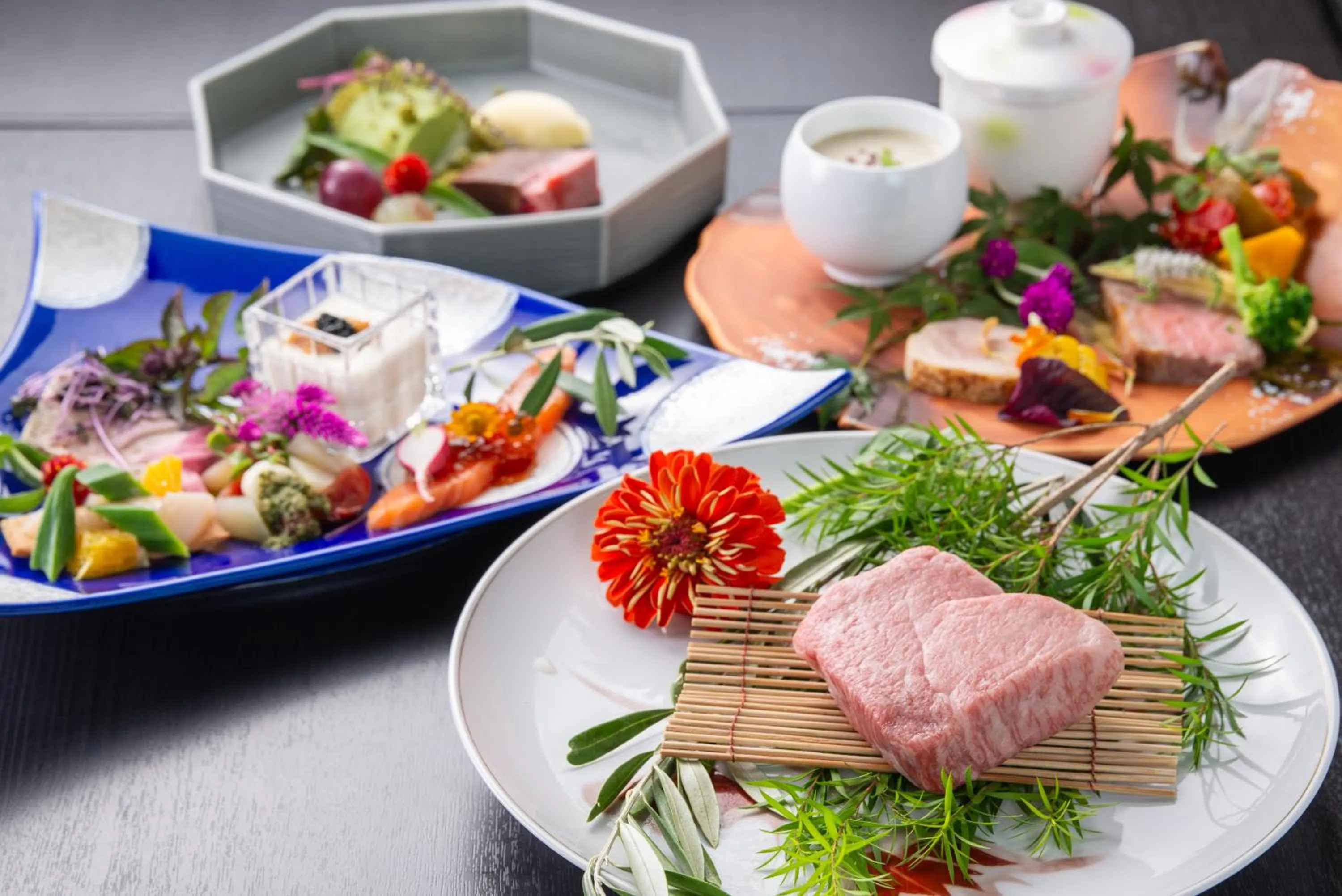 Food close-up in Ureshino Onsen Yadoya Uchiroji