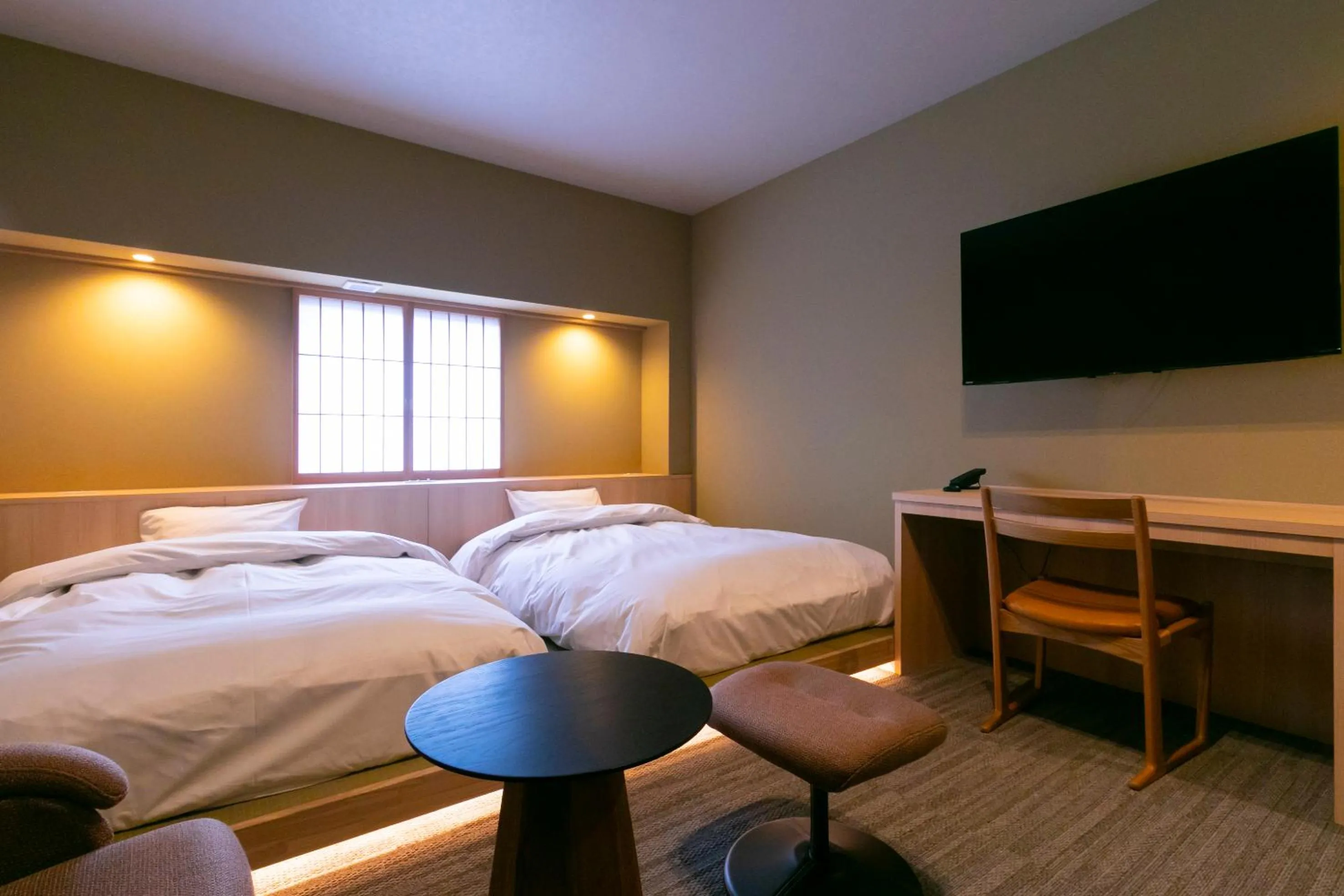 Bed in Ureshino Onsen Yadoya Uchiroji