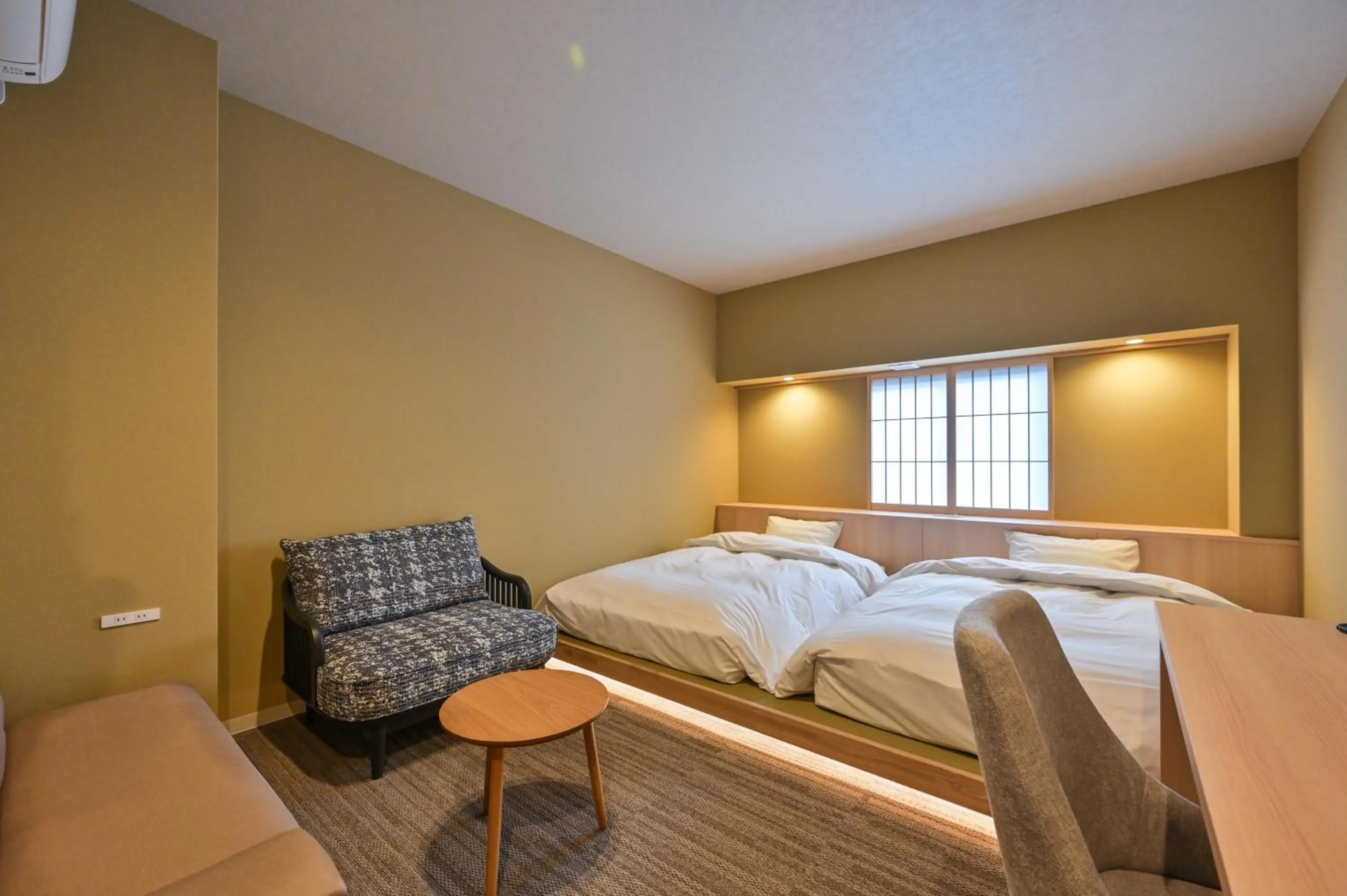 Bed in Ureshino Onsen Yadoya Uchiroji