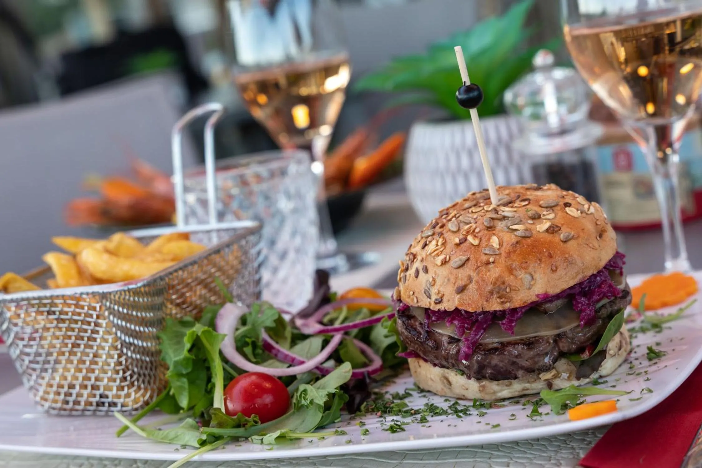 Food and drinks in Domaine de Chalvêches Hôtel SPA 4*