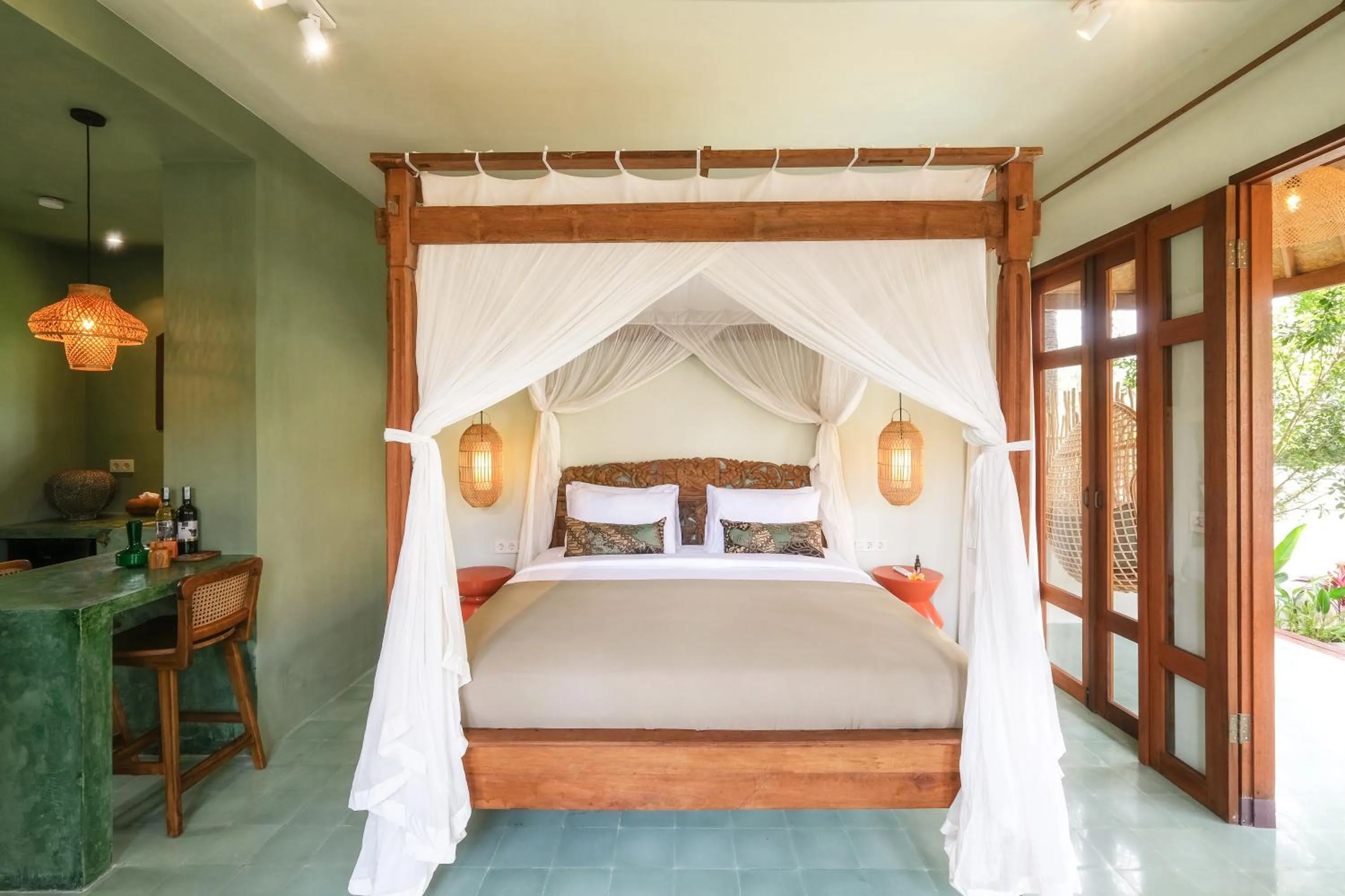 Bedroom, Bed in Rumah Senang - Walk to Beach