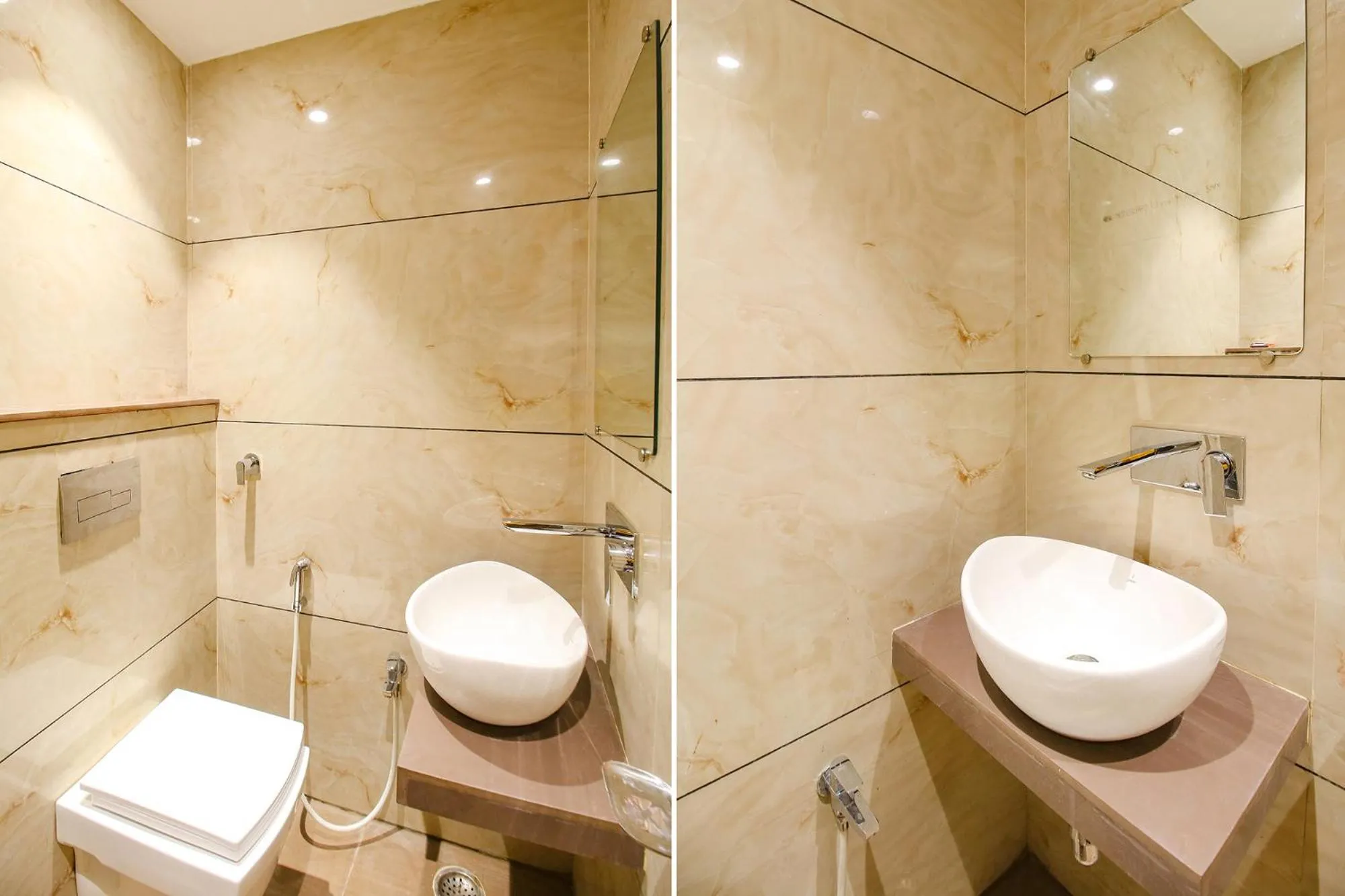 Bathroom in FabHotel Sharma & Vishnu Garden