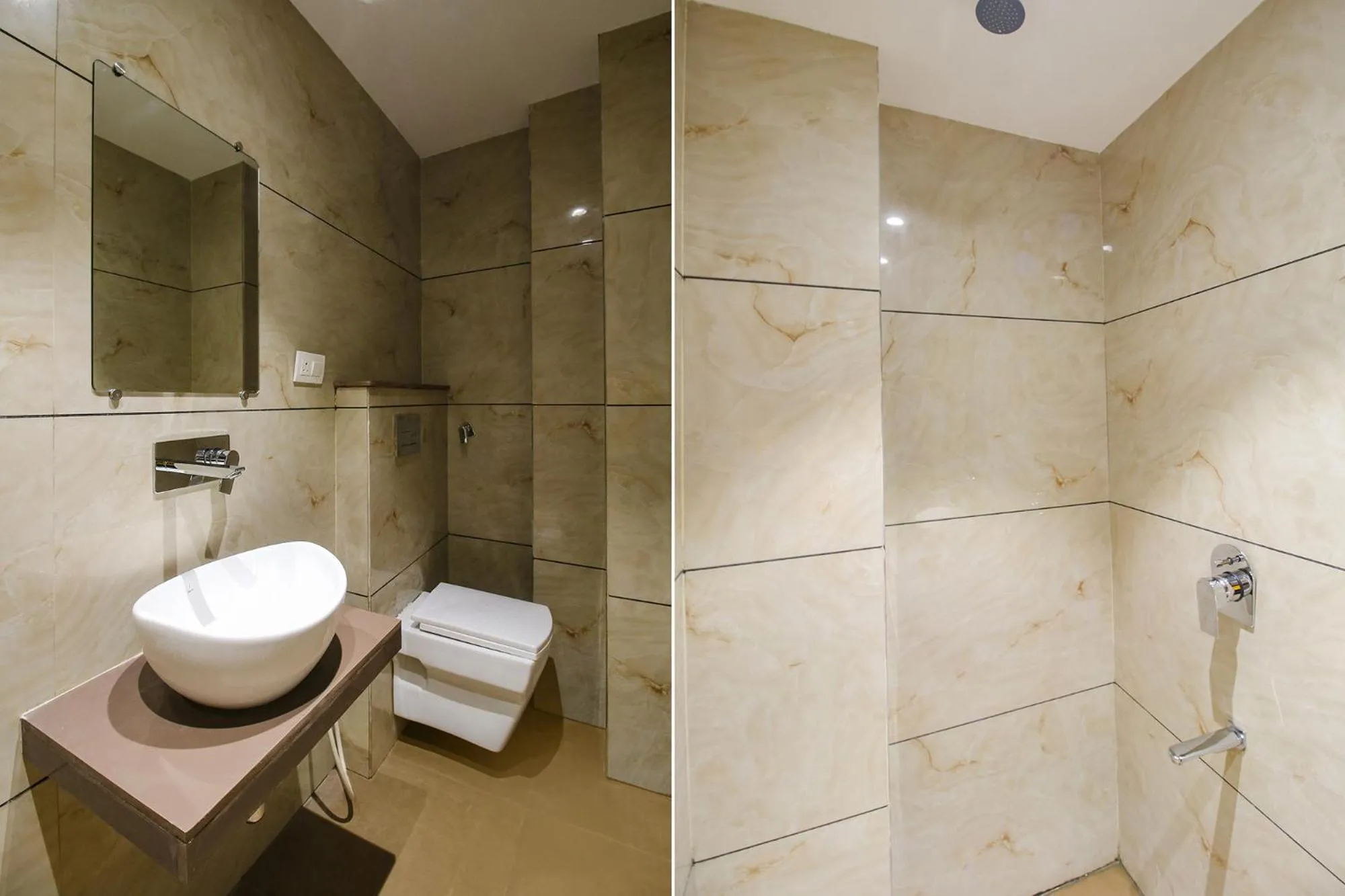 Bathroom in FabHotel Sharma & Vishnu Garden