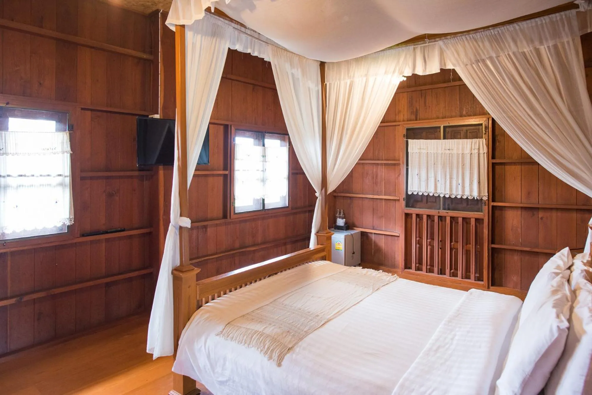 Bed in Herntai Resort Maelanoi