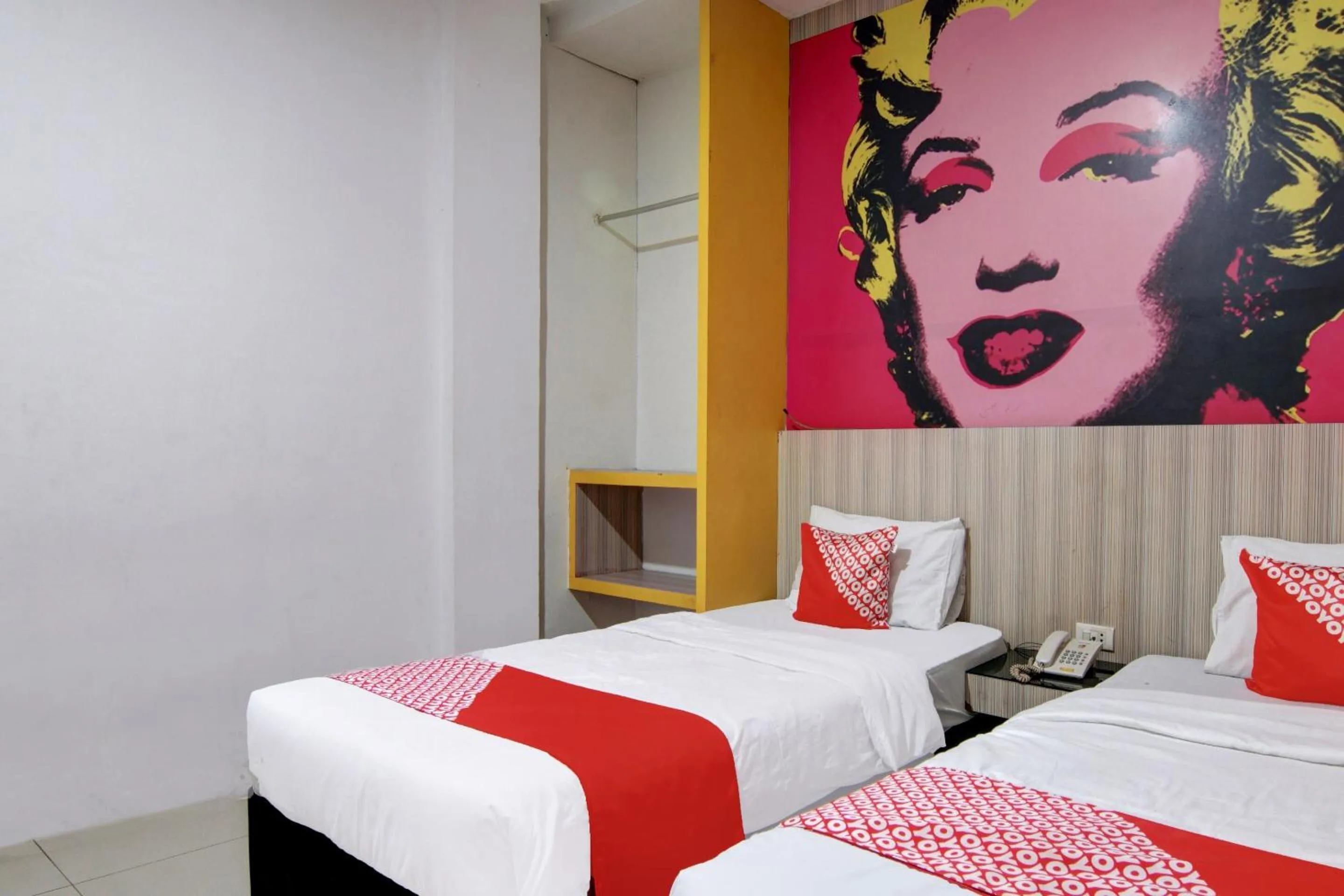 Bedroom, Bed in Hotel O Celine Home Syariah