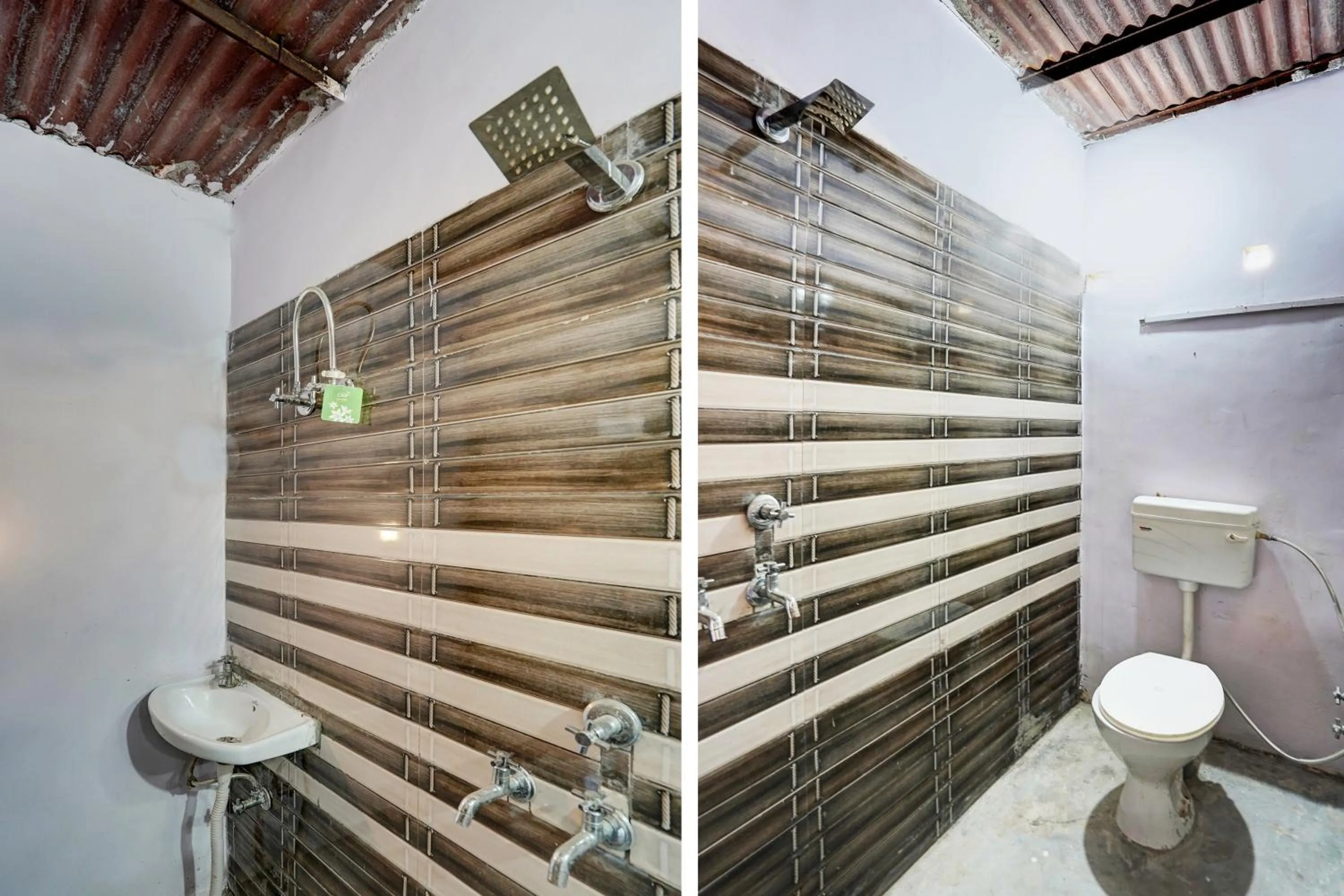 Bathroom in Hotel O The Honirav Hotel