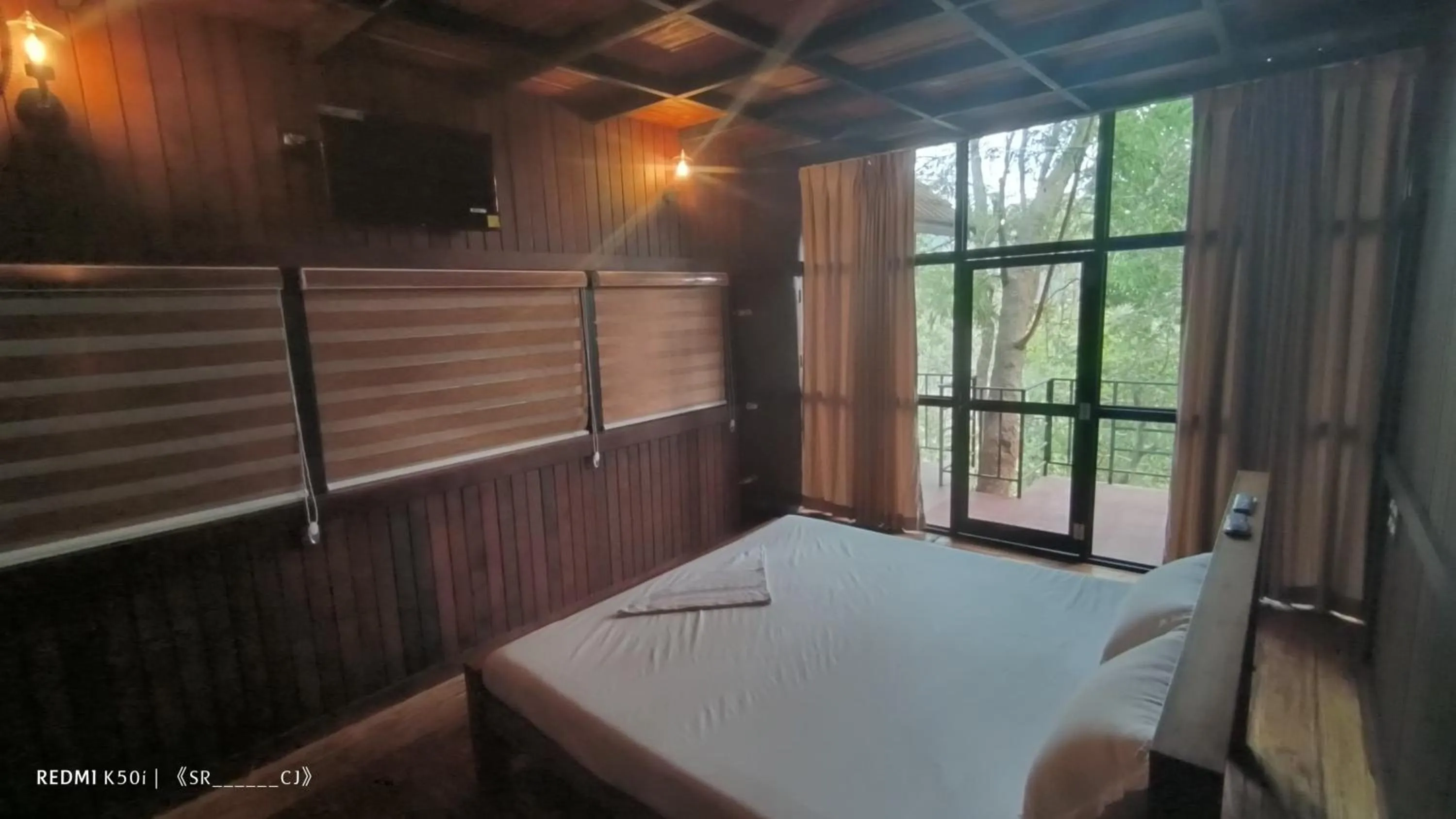 Bedroom, Bed in Tree House Wayanad