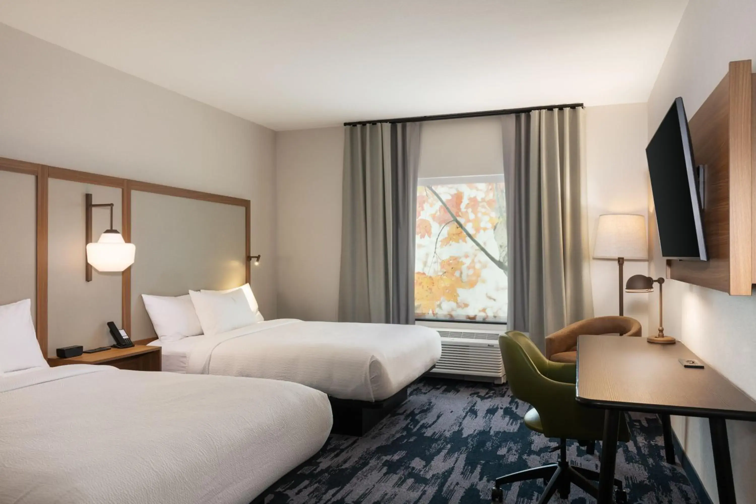 Standard Queen Room with Two Queen Beds in Fairfield by Marriott Inn & Suites Omaha at MH Landing Standard Queen Room with Two Queen Beds in Fairfield by Marriott Inn & Suites Omaha at MH Landing