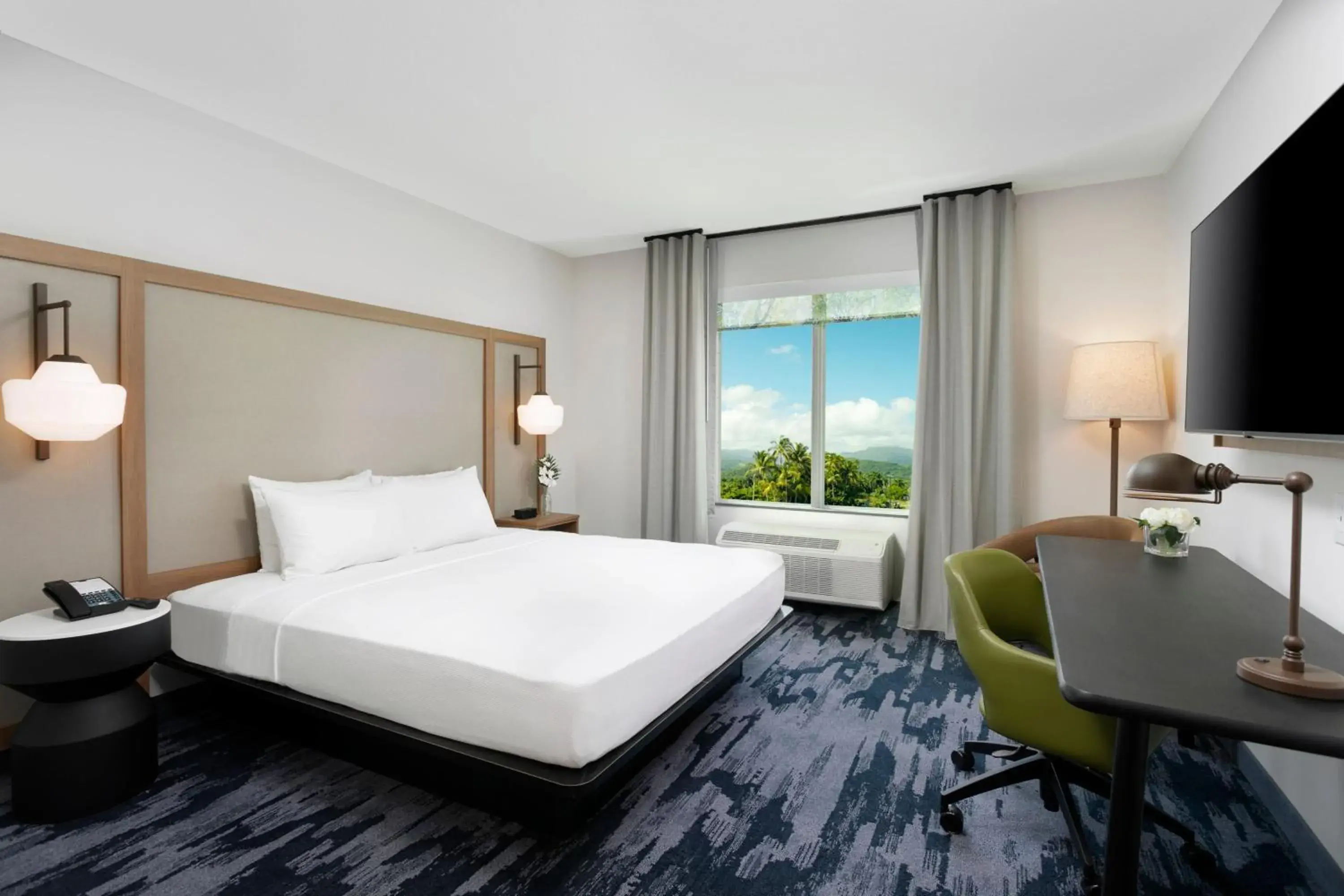 King Room with Rainforest View in Fairfield by Marriott Luquillo Beach King Room with Rainforest View in Fairfield by Marriott Luquillo Beach