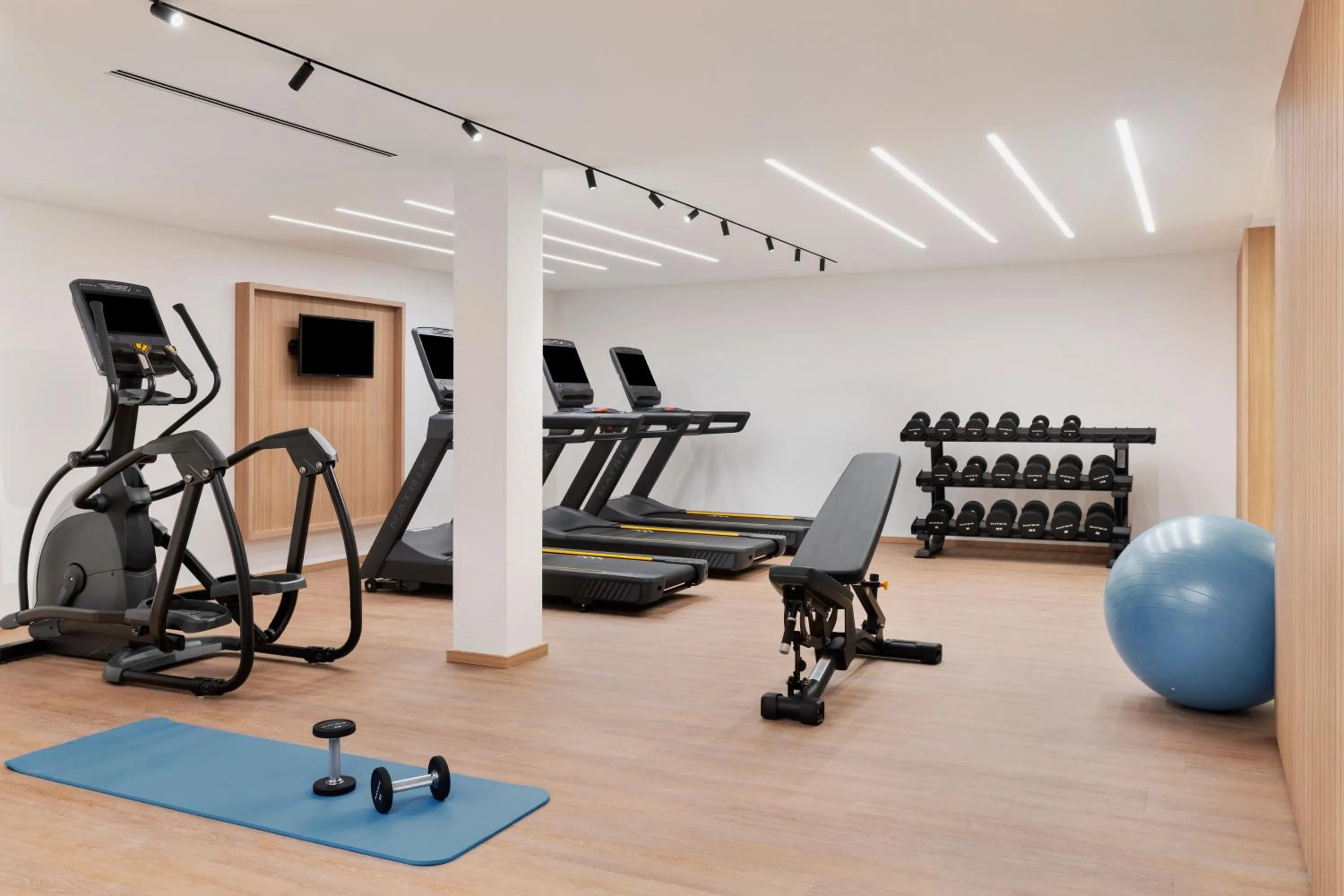 Fitness centre/facilities in Courtyard by Marriott Biel Bienne