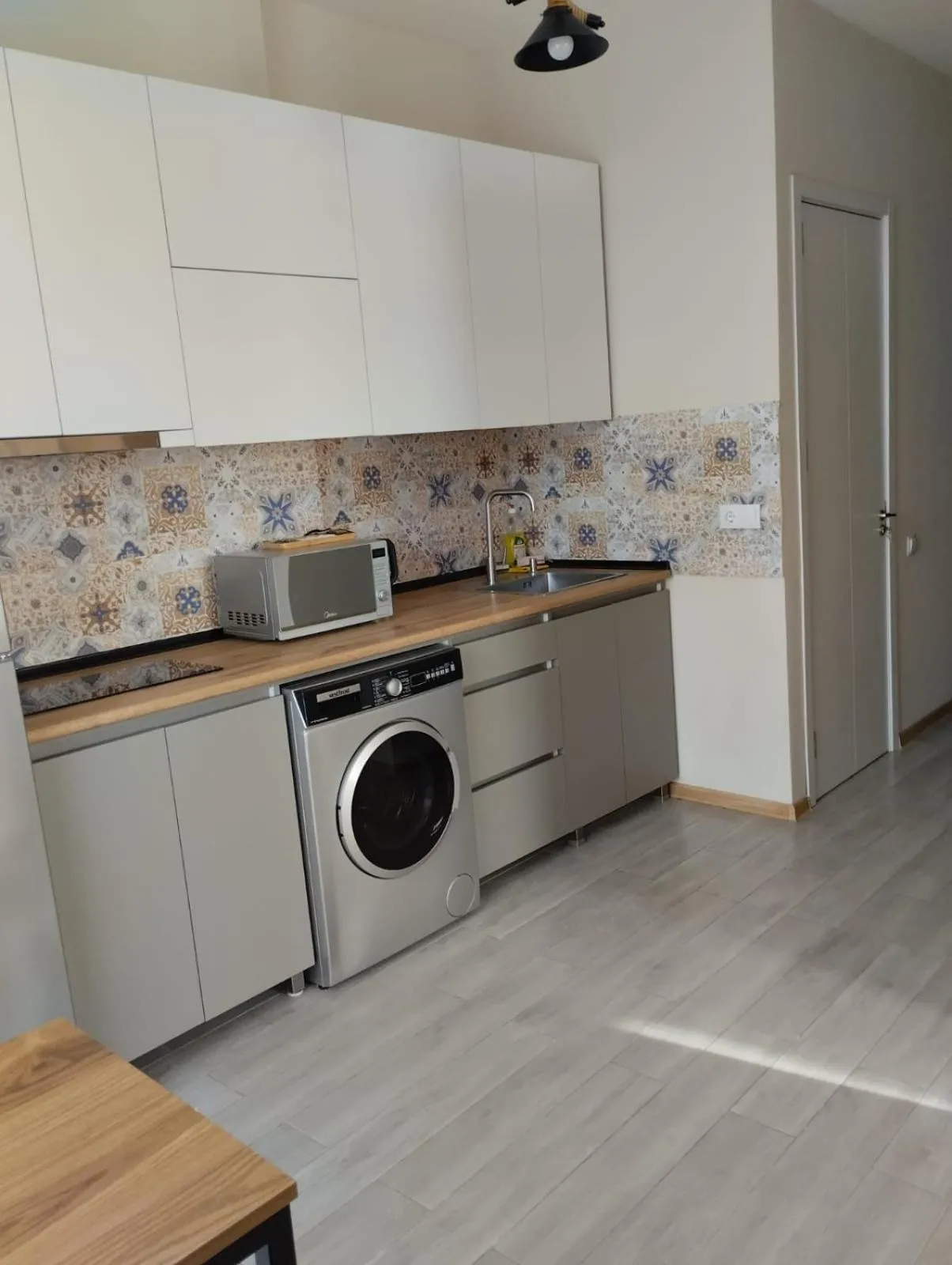 Kitchen or kitchenette in Sky by the river