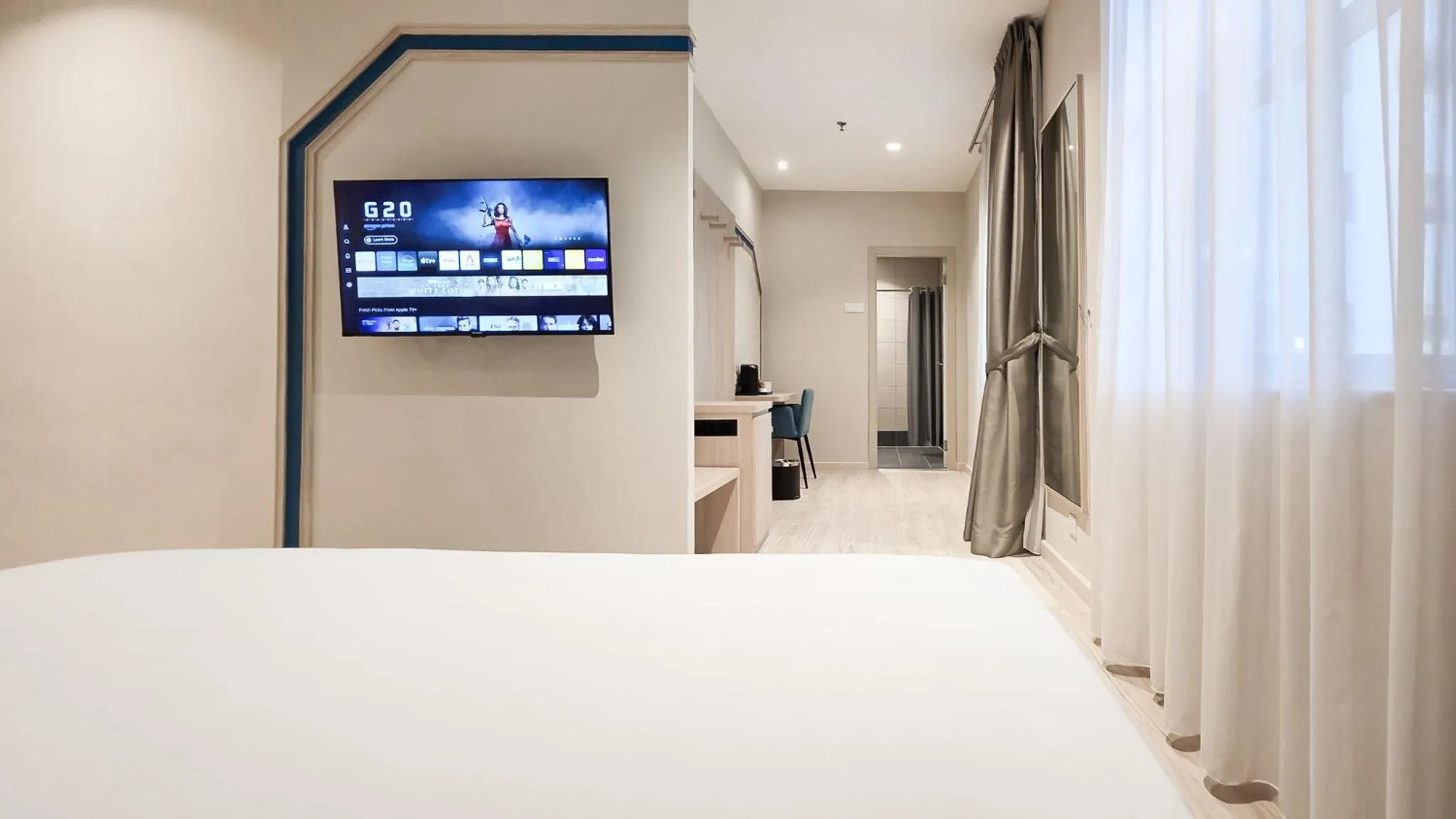 Bedroom, Bed in Fives Hotel Meldrum