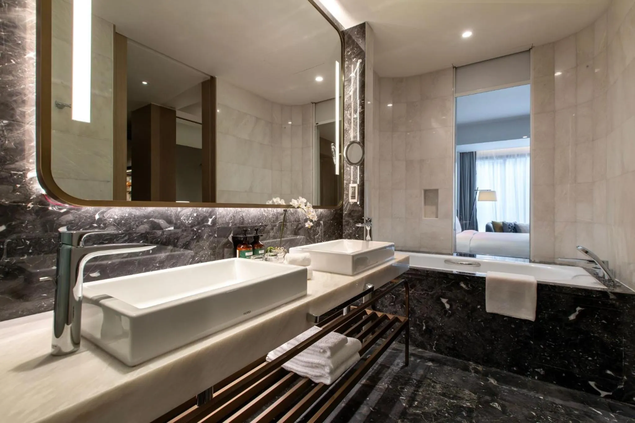 Bathroom in Crowne Plaza Kuala Lumpur City Centre by IHG