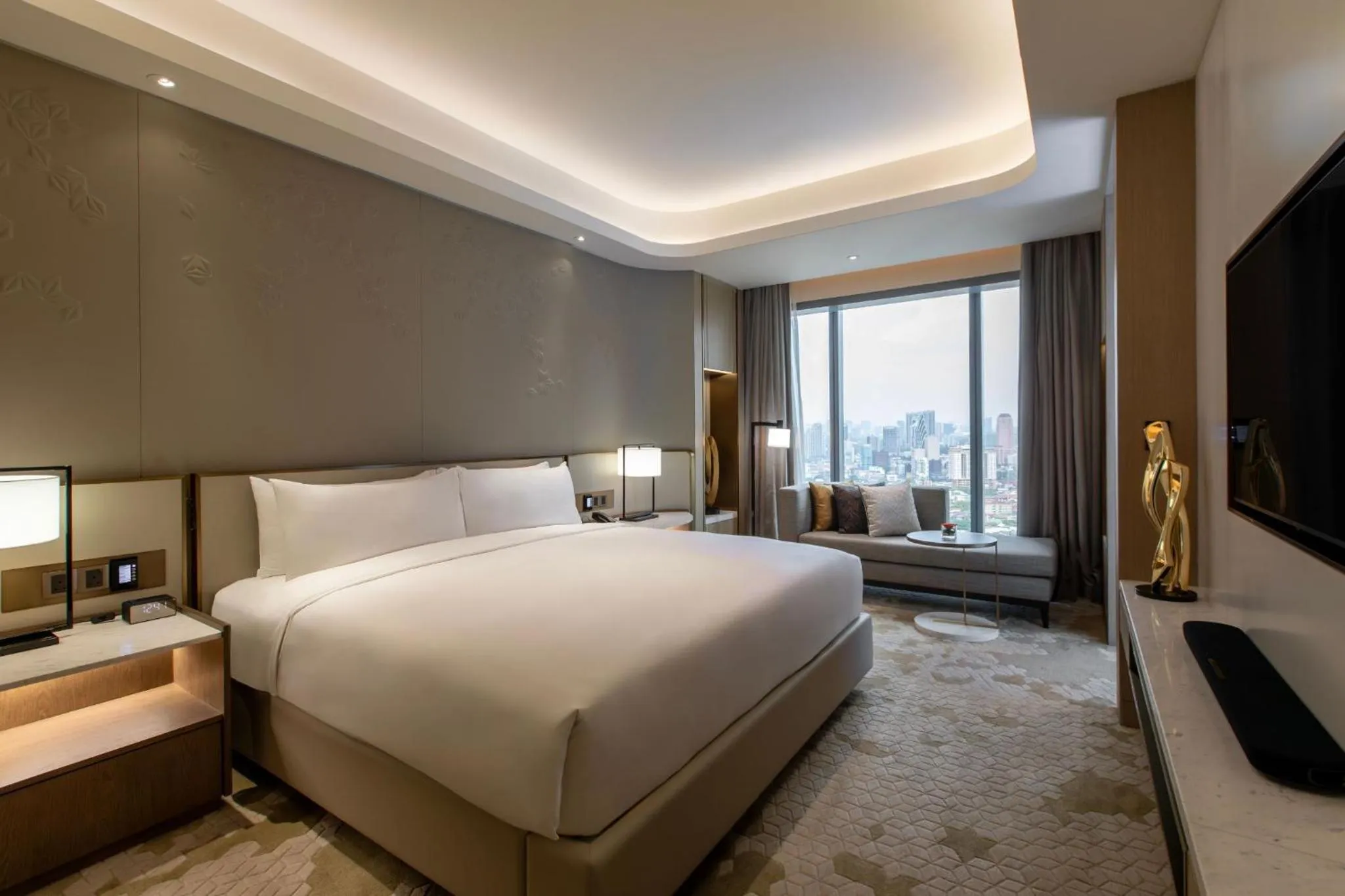 Bedroom, Bed in Crowne Plaza Kuala Lumpur City Centre by IHG