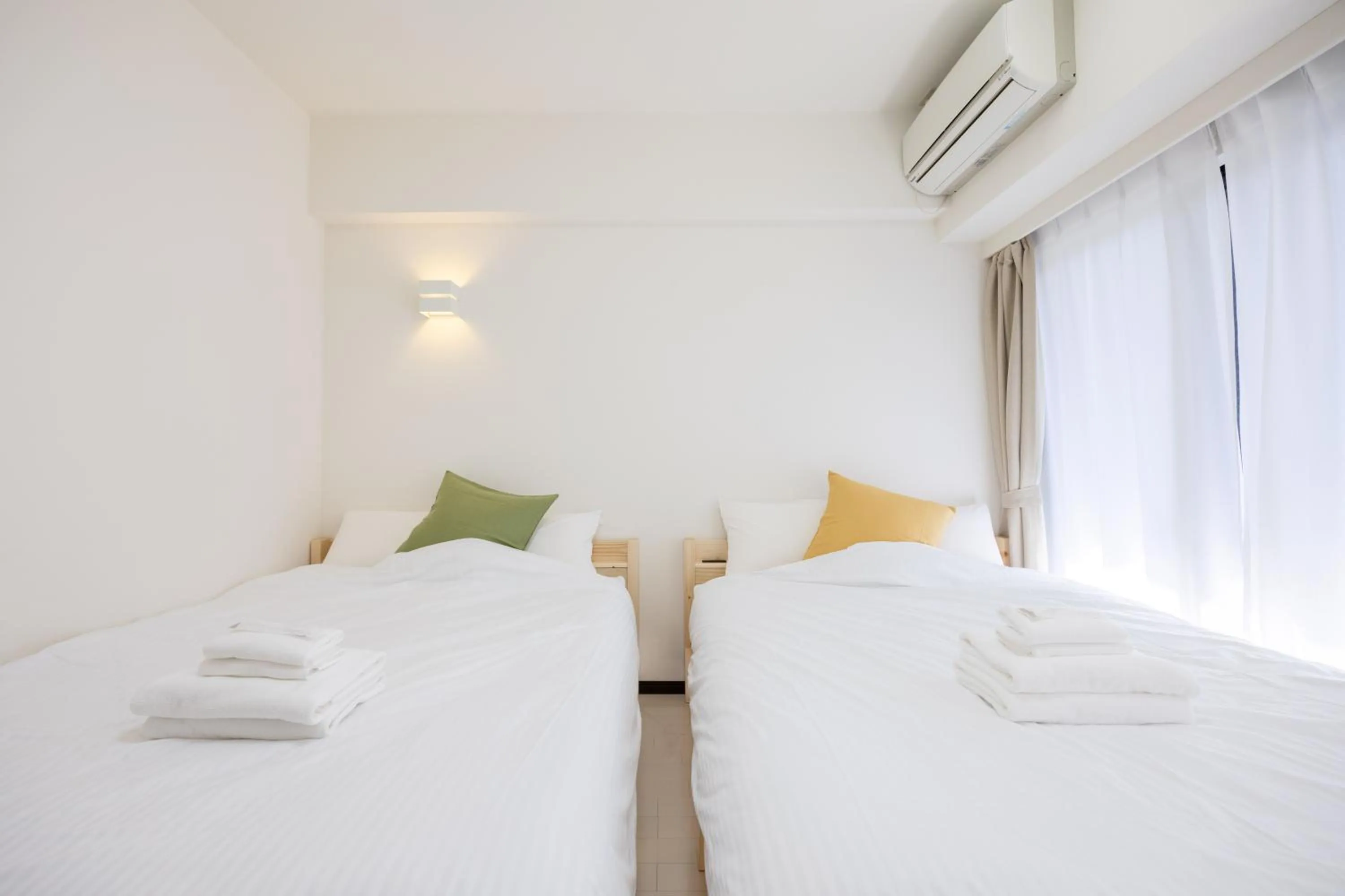 Bed in 錦系町天空樹景觀飯店 Skytree View Kinshicho - crib free