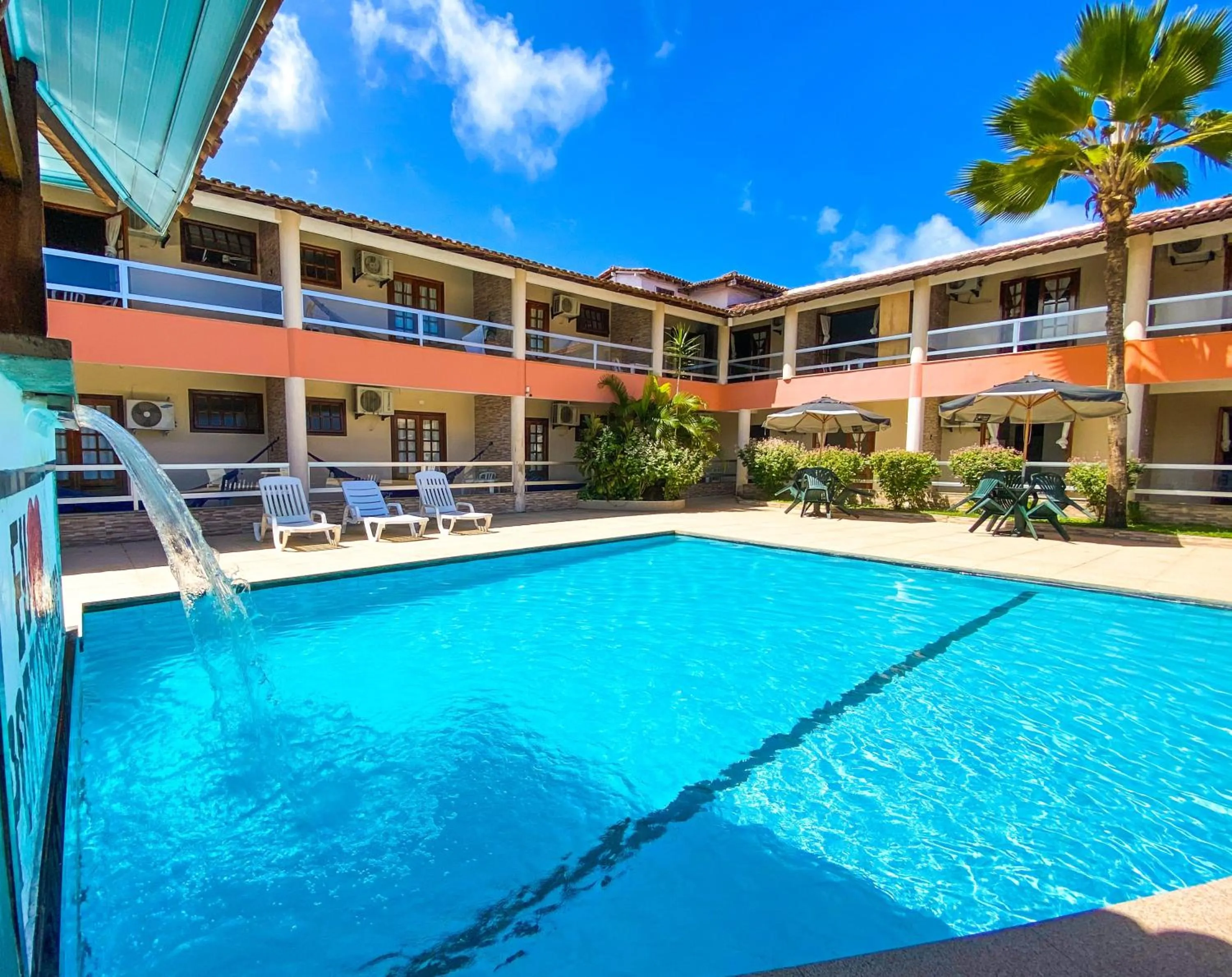 Pool view in Hotel Malibu