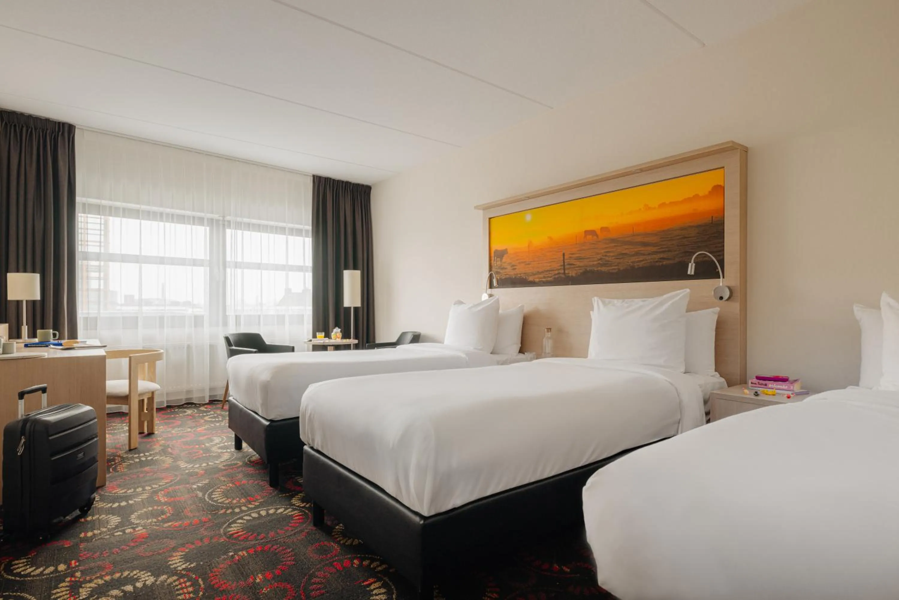 Property building, Bed in Leonardo Hotel Hengelo City Center