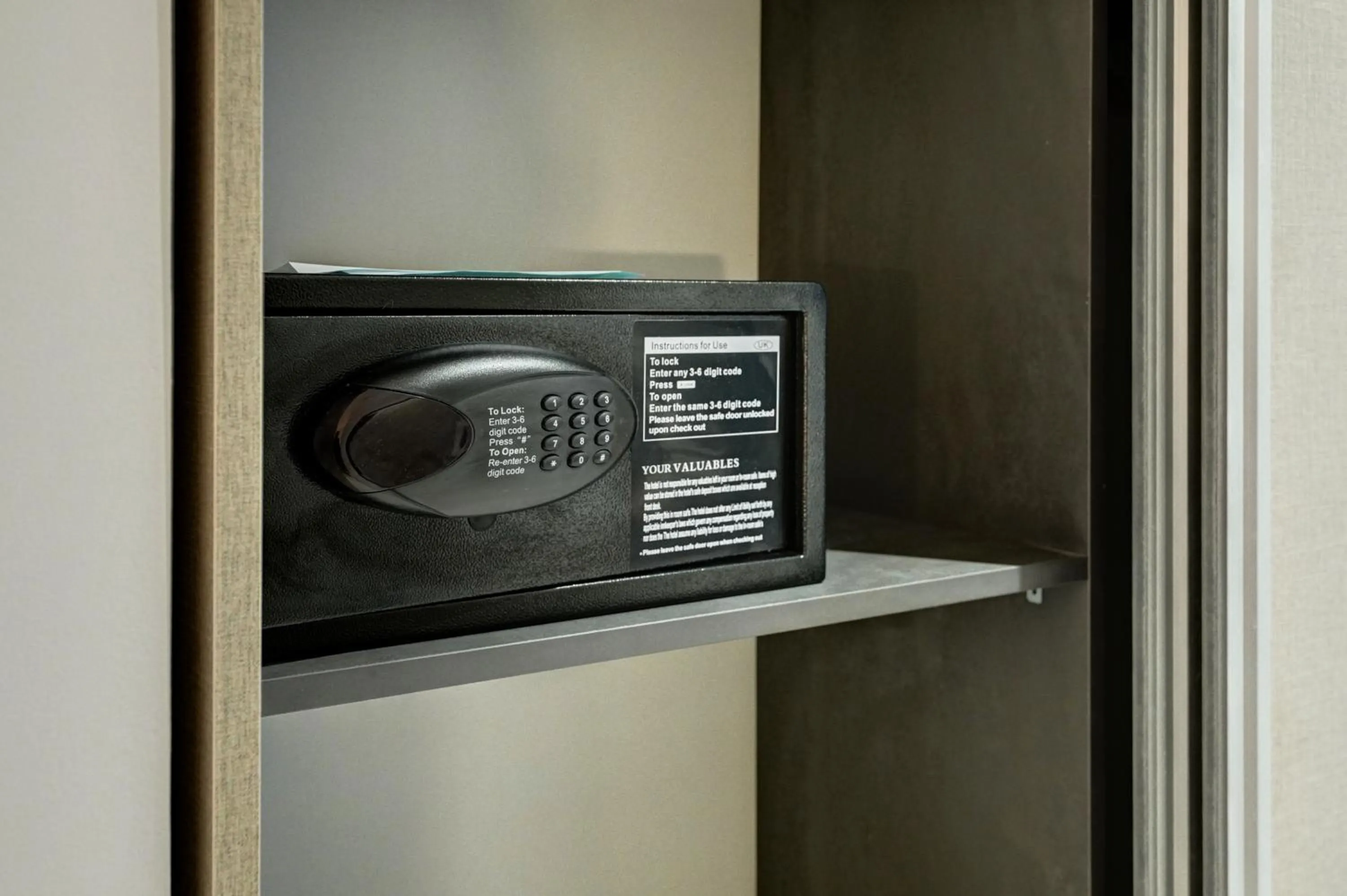 safe in The Loft hotel By FHM