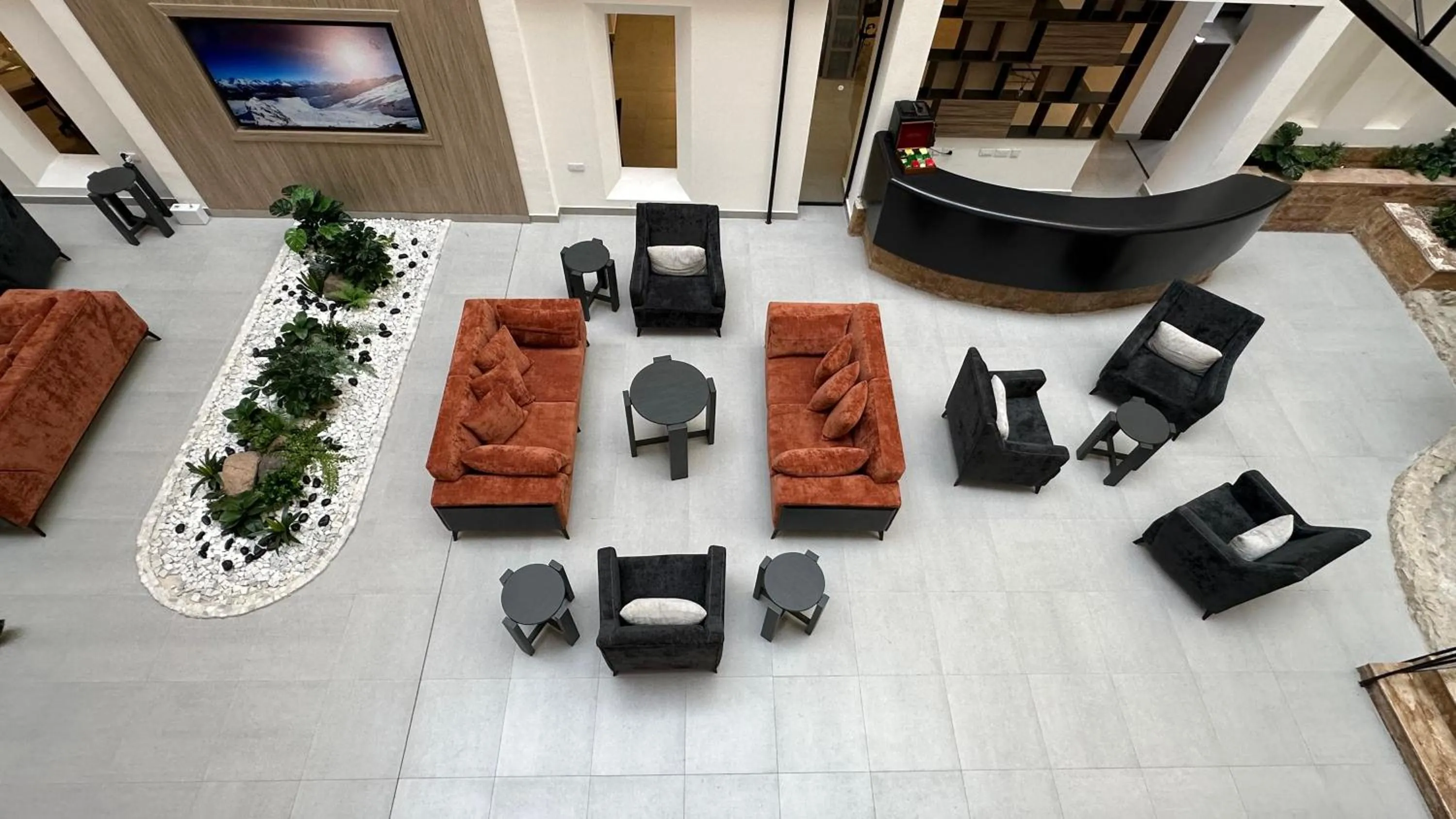 Communal lounge/ TV room in The Loft hotel By FHM