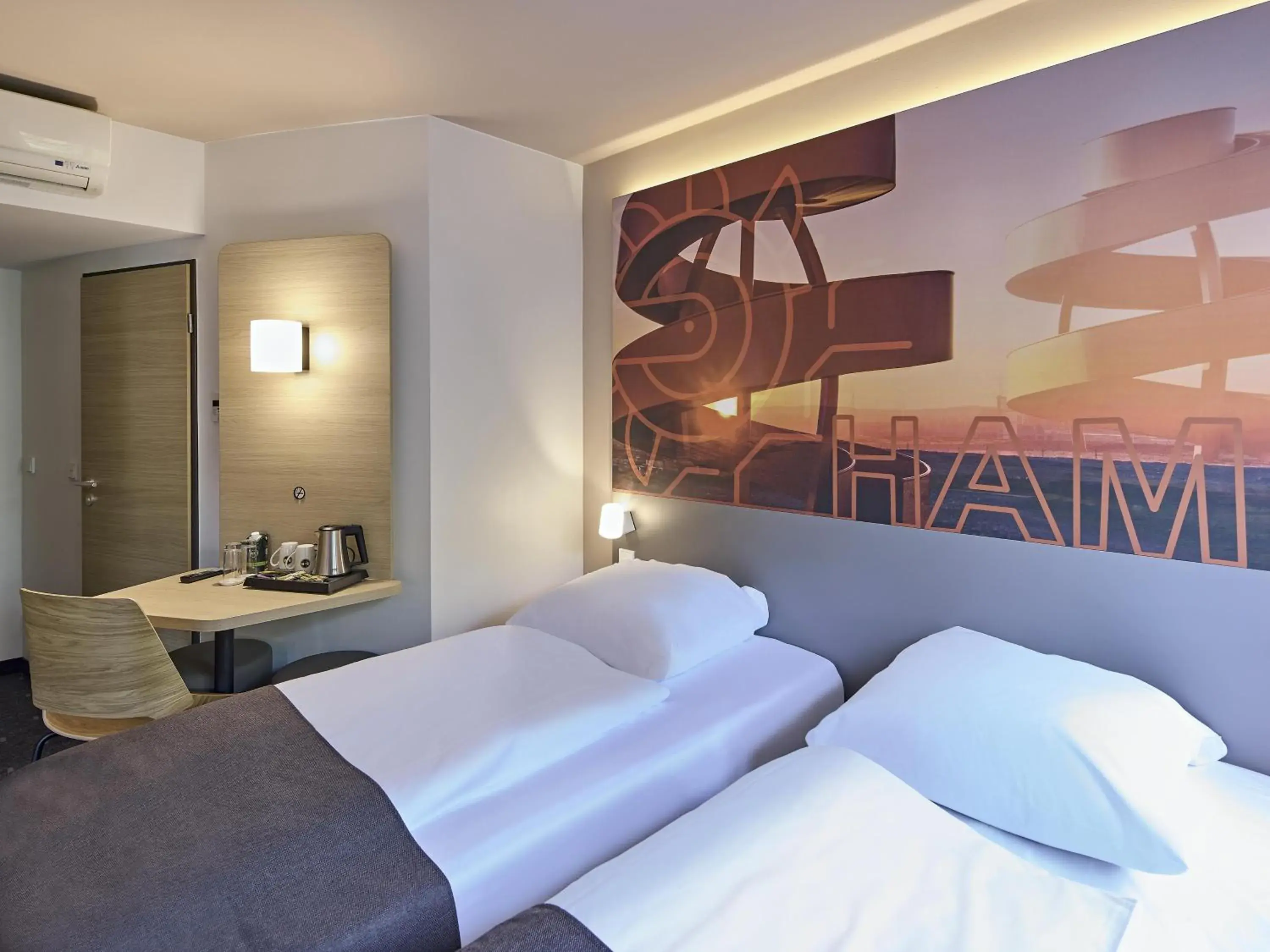 Twin Room in B&B Hotel Hamm Twin Room in B&B Hotel Hamm