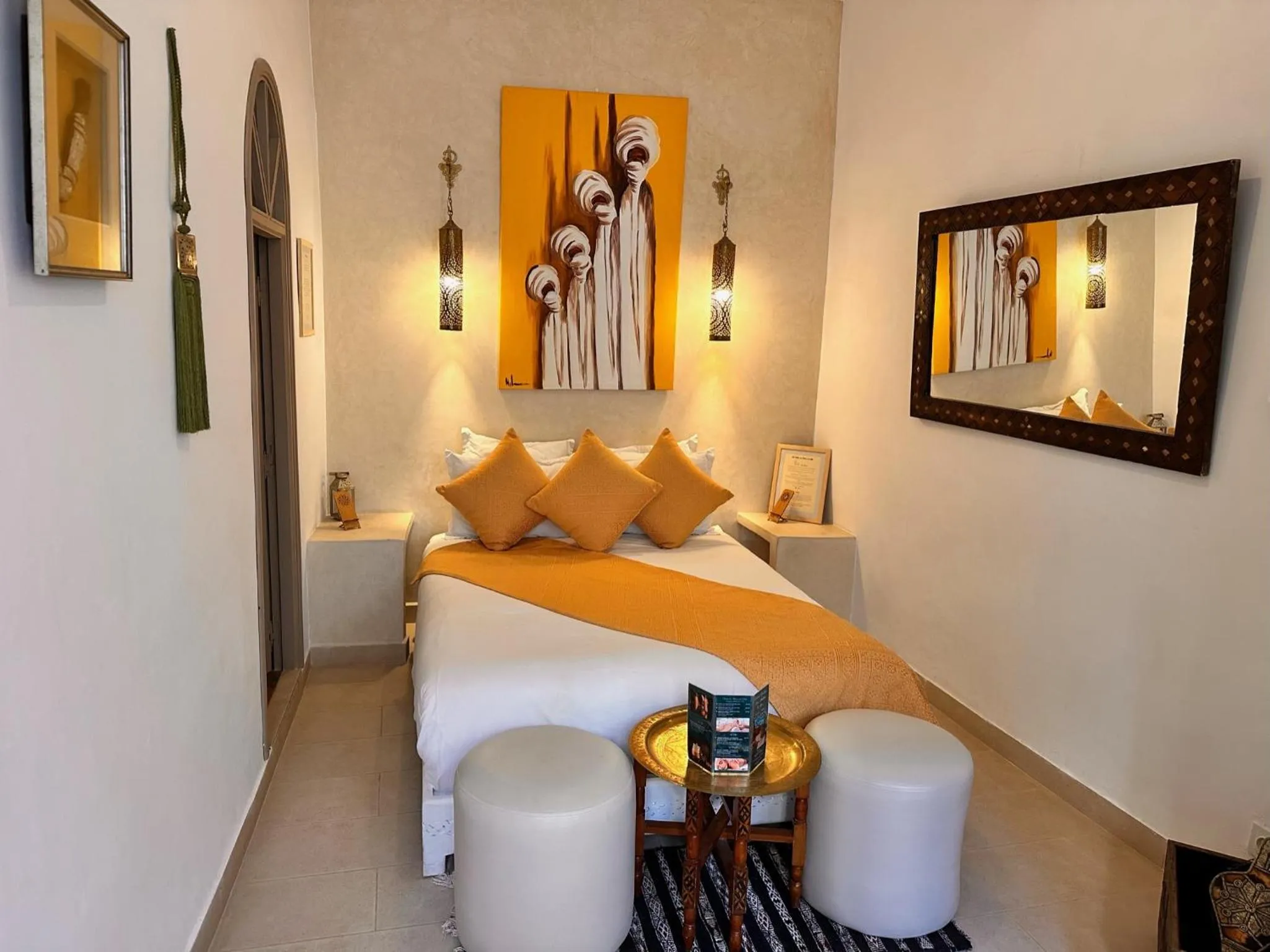 Bed in Riad Dollar Des Sables & Spa