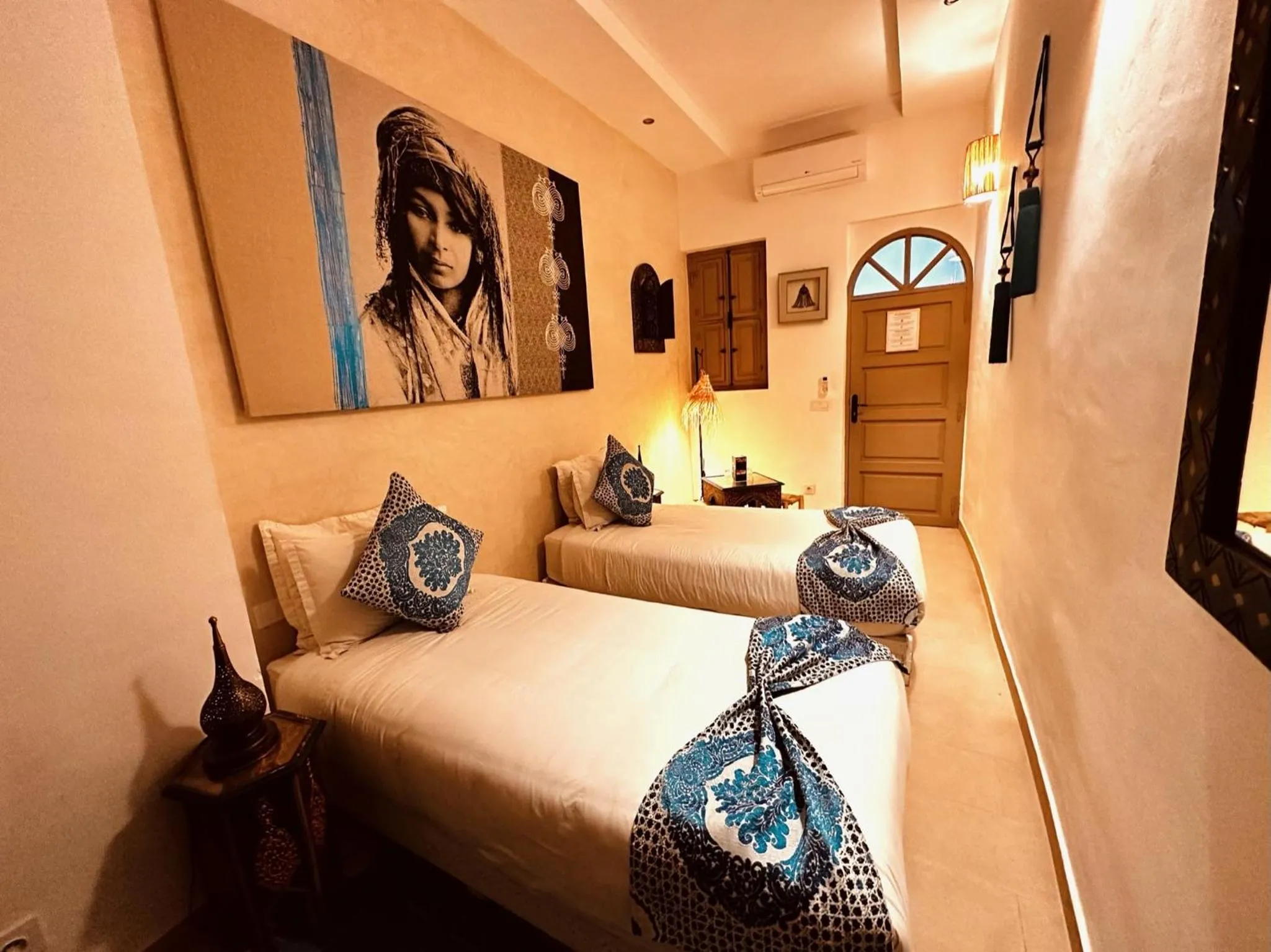 Bed in Riad Dollar Des Sables & Spa