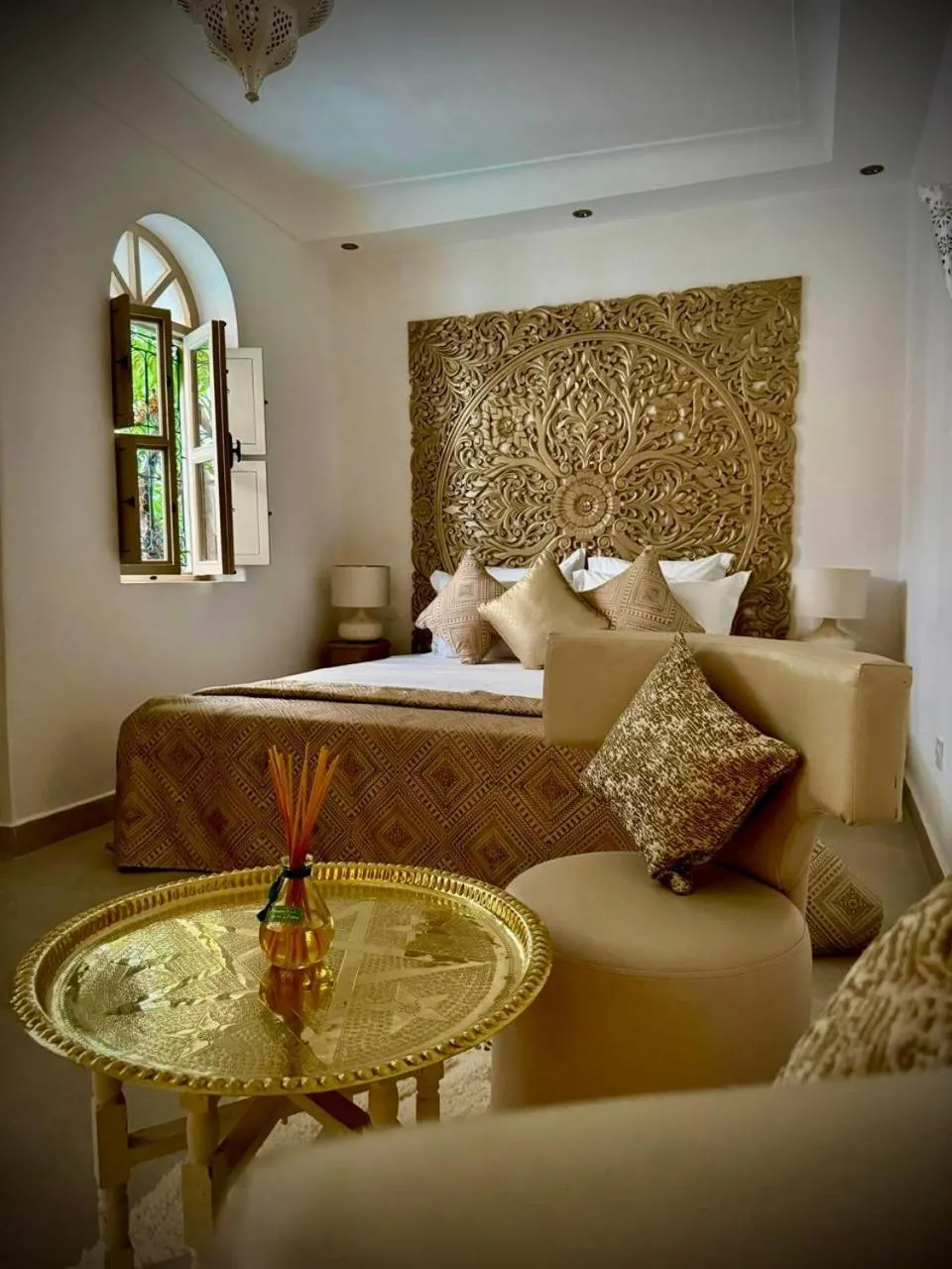 Bed in Riad Dollar Des Sables & Spa